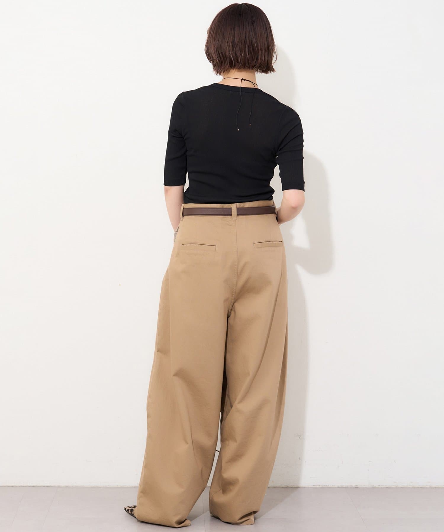 Whim Gazette(ウィム ガゼット) 【myporter】ラウンドネックドライフィットカットソー