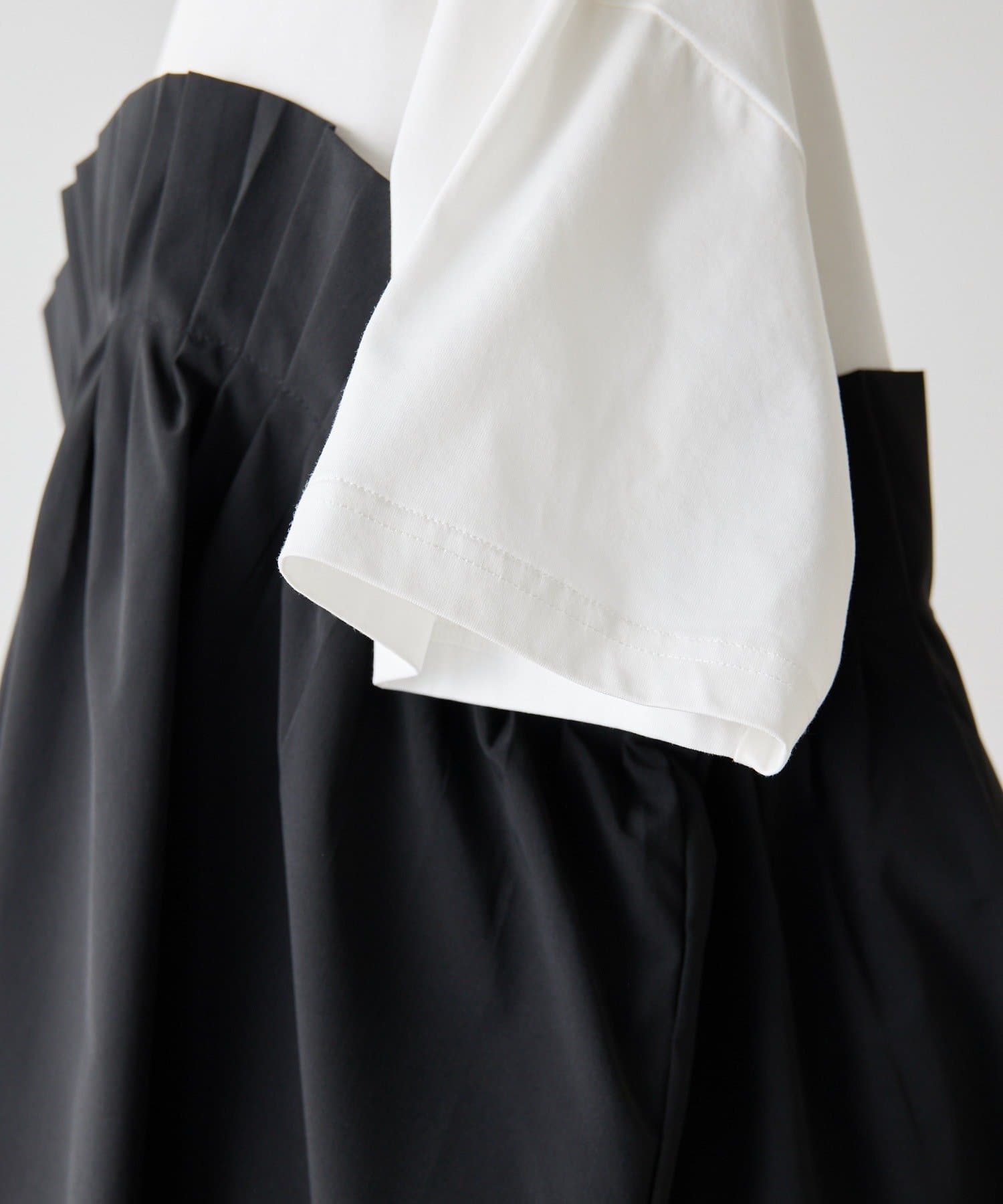 ear PAPILLONNER(イア パピヨネ) 《紫外線UVカット/吸水速乾/接触冷感》フリルTシャツ【SUM1 STYLE(スミスタイル)】