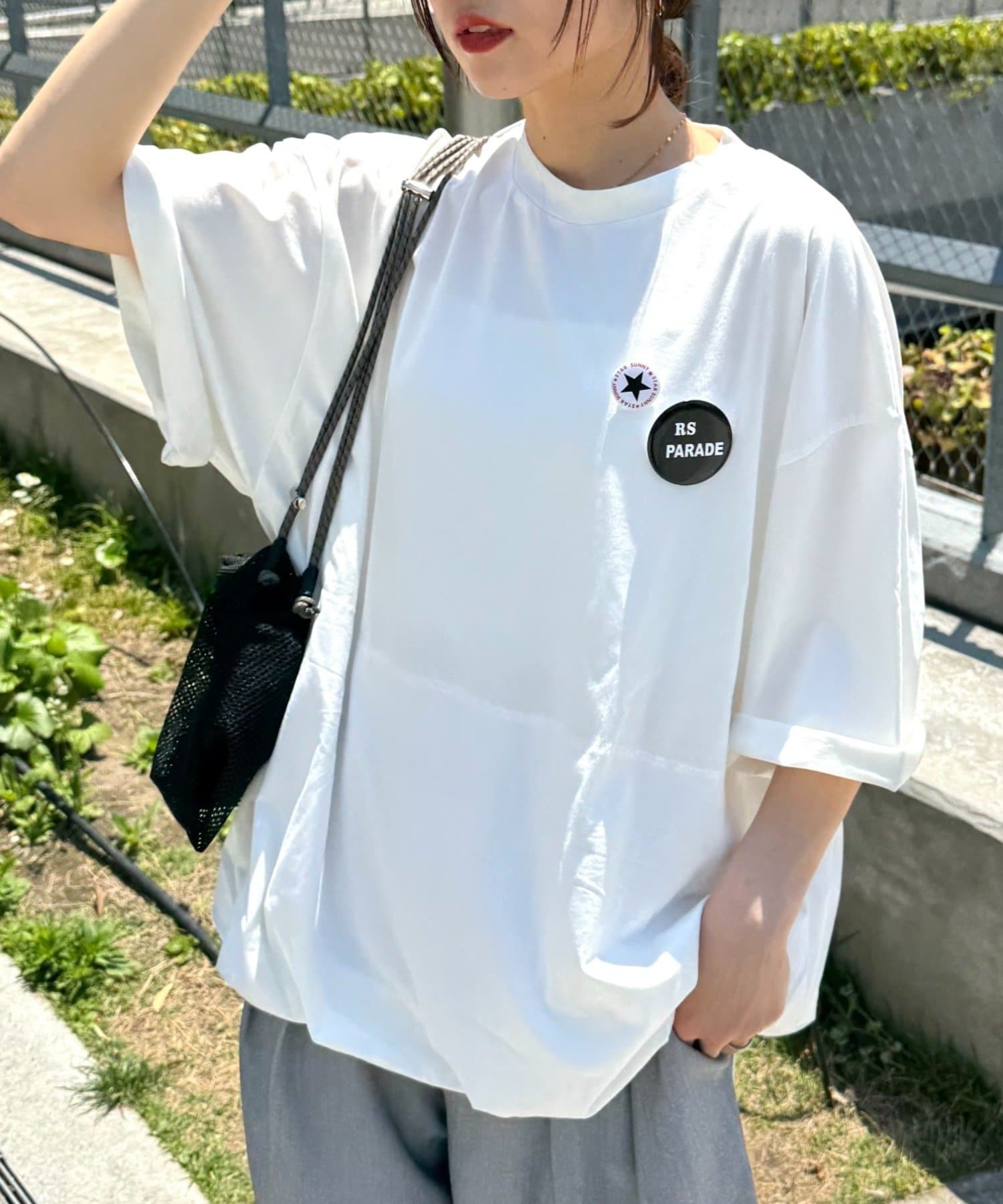 CIAOPANIC TYPY(チャオパニックティピー) 【WEB限定】【UNISEX】裾バルーンビックシルエットTEE