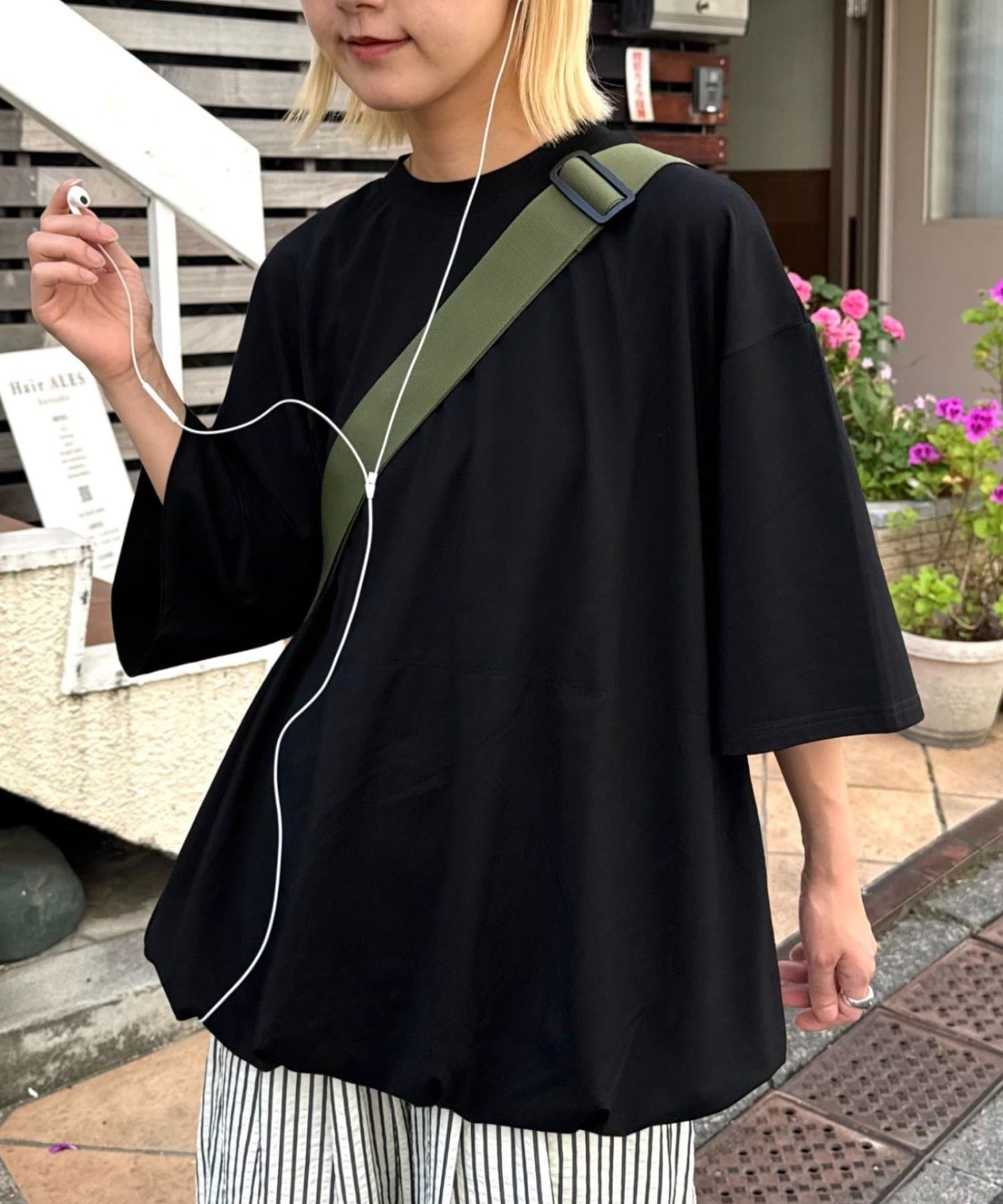 CIAOPANIC TYPY(チャオパニックティピー) 【WEB限定】【UNISEX】裾バルーンビックシルエットTEE