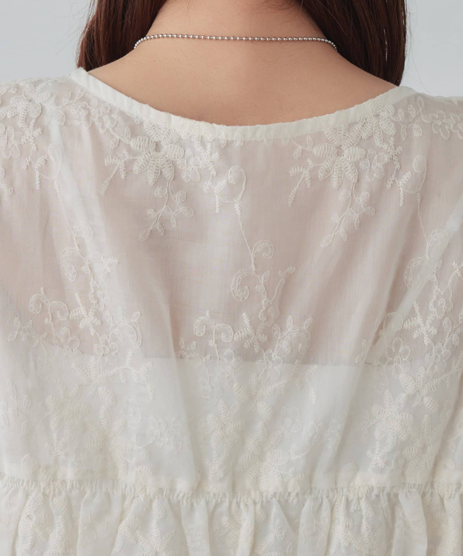 DISCOAT(ディスコート) 【今買ってすぐ届く♡】花柄シアーベスト