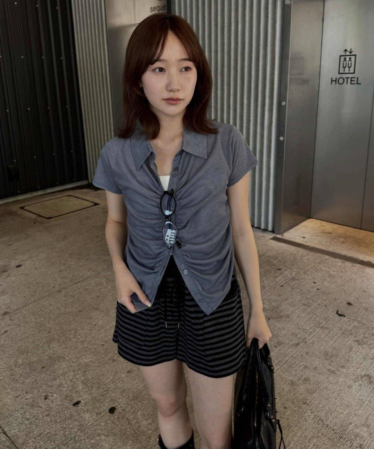 mline(エムライン) [mline]ボーダーショートパンツ