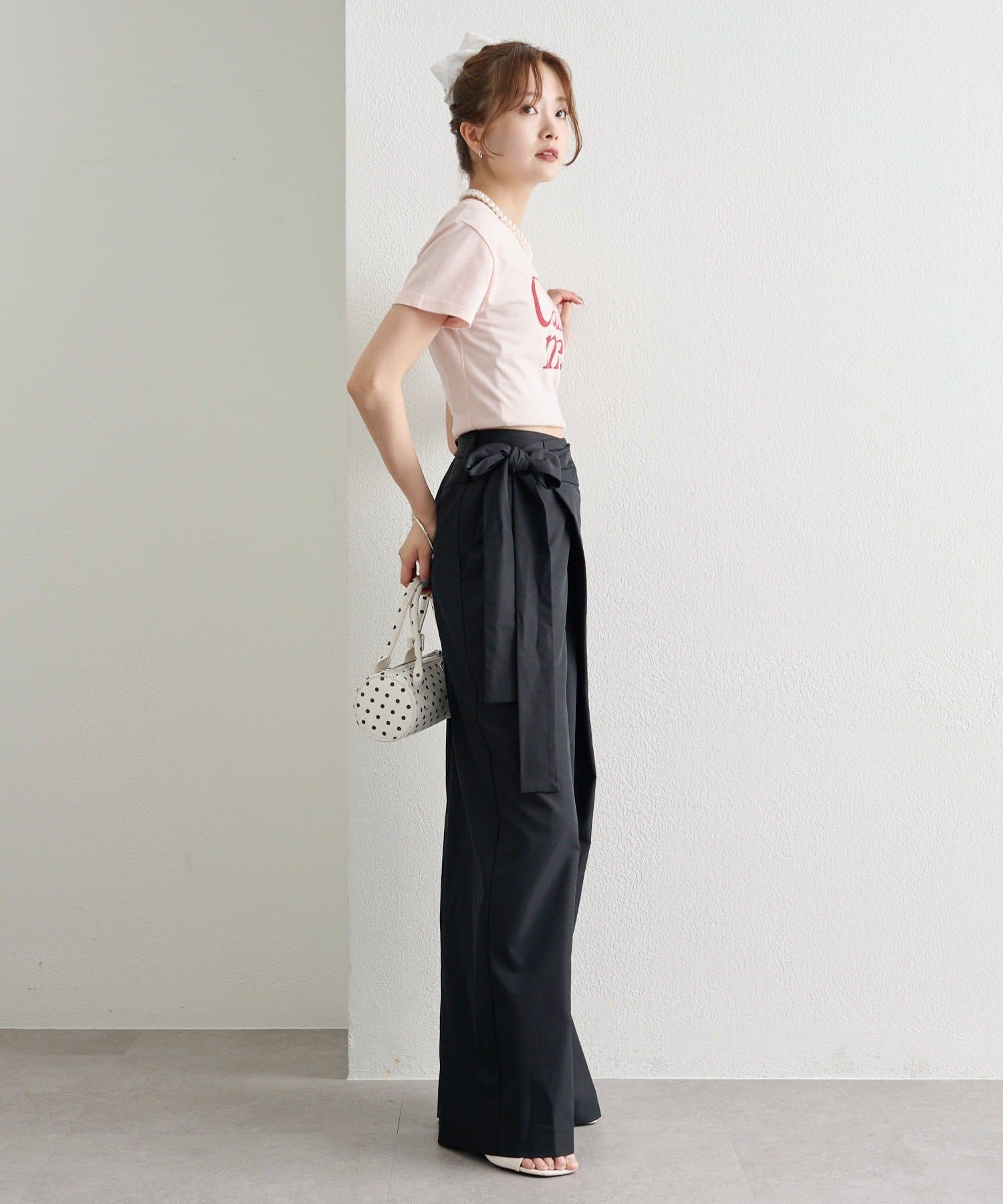 mystic(ミスティック) 【4/27(MON)まで15%OFF対象】ラップリボンパンツ