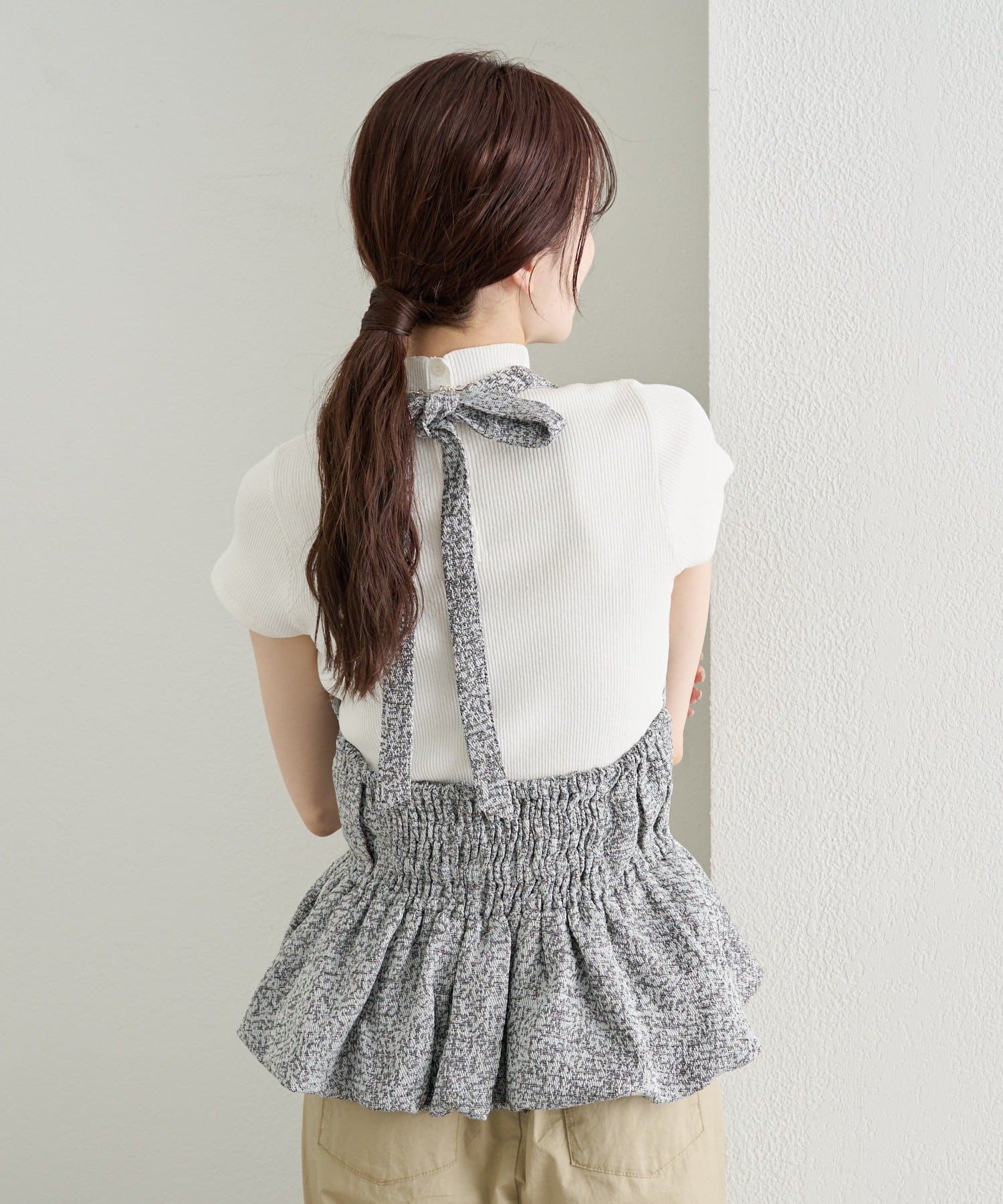 mystic(ミスティック) ジャガードホルタービスチェ