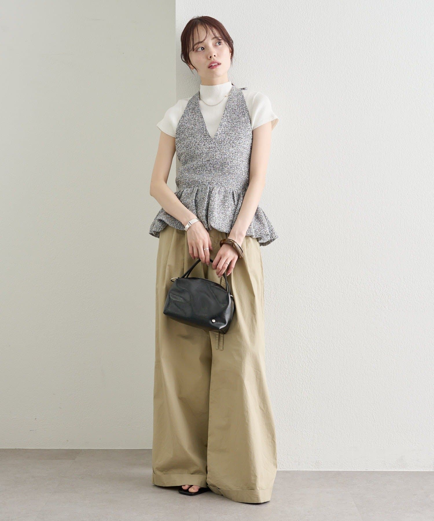 mystic(ミスティック) ジャガードホルタービスチェ