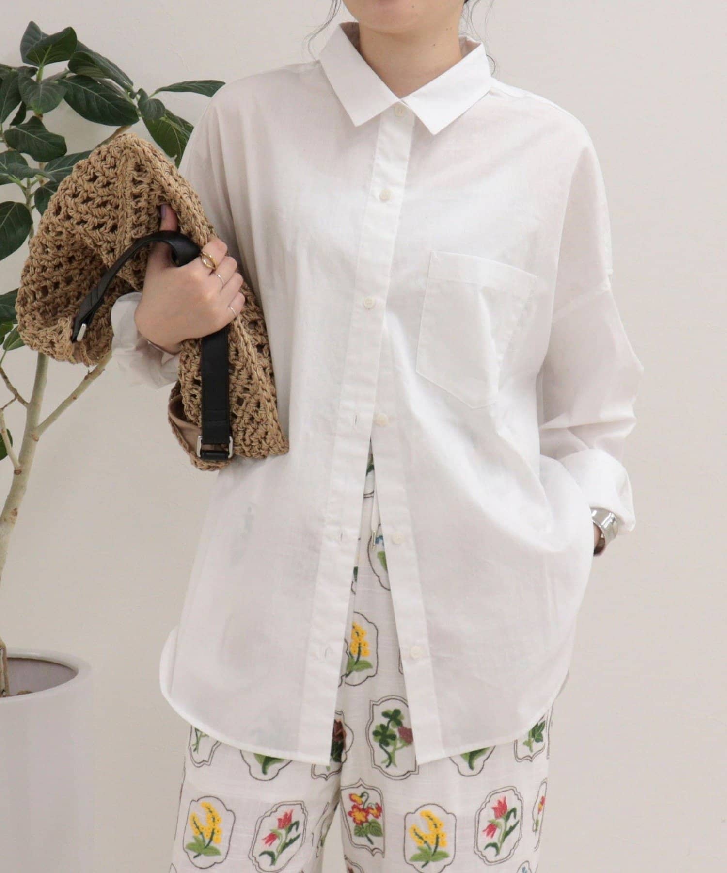 FREDY & GLOSTER(フレディ アンド グロスター) 汗染み軽減加工COTTONオーバーシャツ