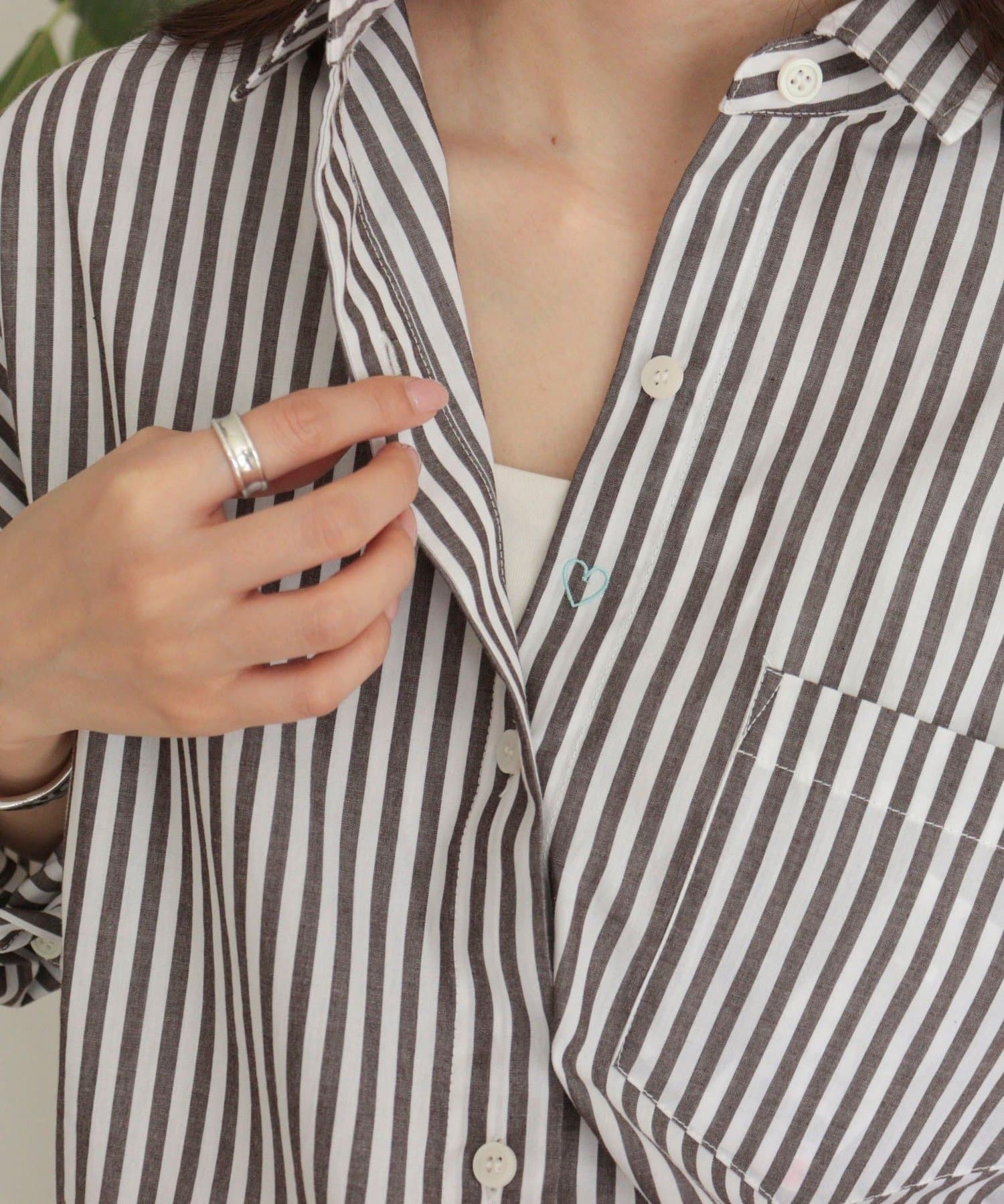 FREDY & GLOSTER(フレディ アンド グロスター) 汗染み軽減加工COTTONオーバーシャツ