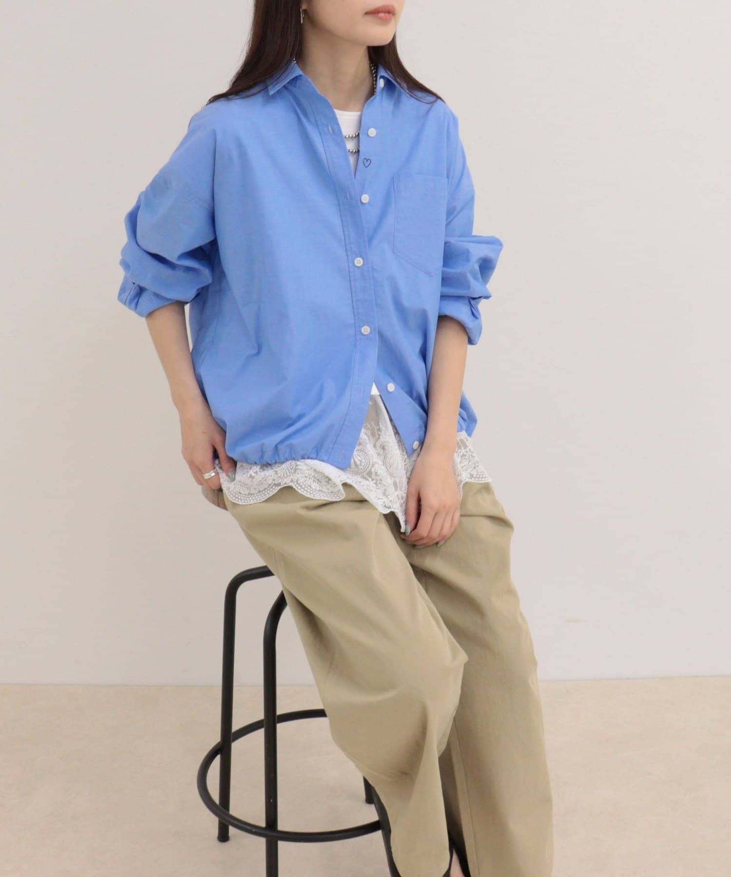 FREDY & GLOSTER(フレディ アンド グロスター) 汗染み軽減加工シャツブルゾン