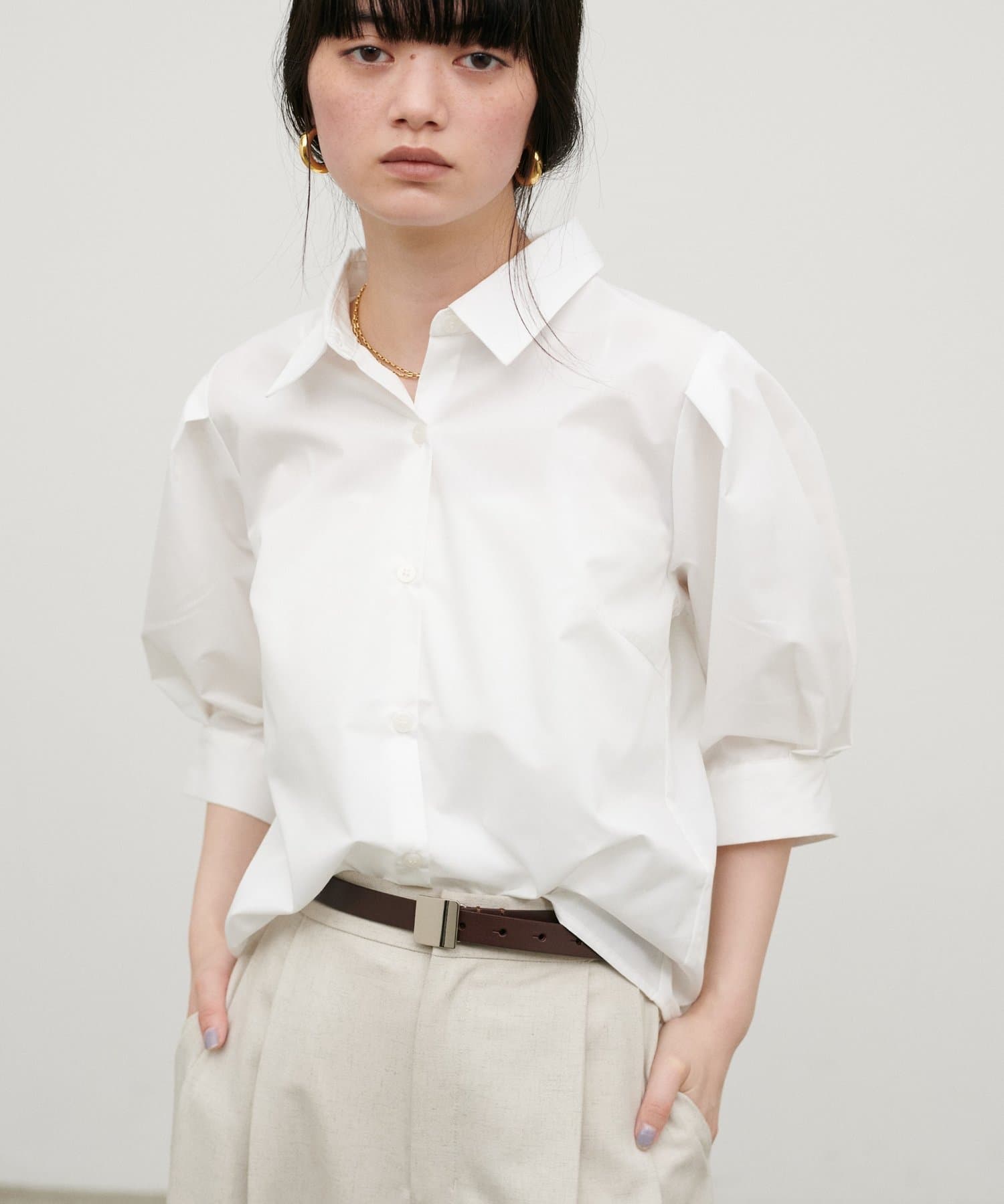 LARUTA(ラルータ) スクエアバックルレザーベルト