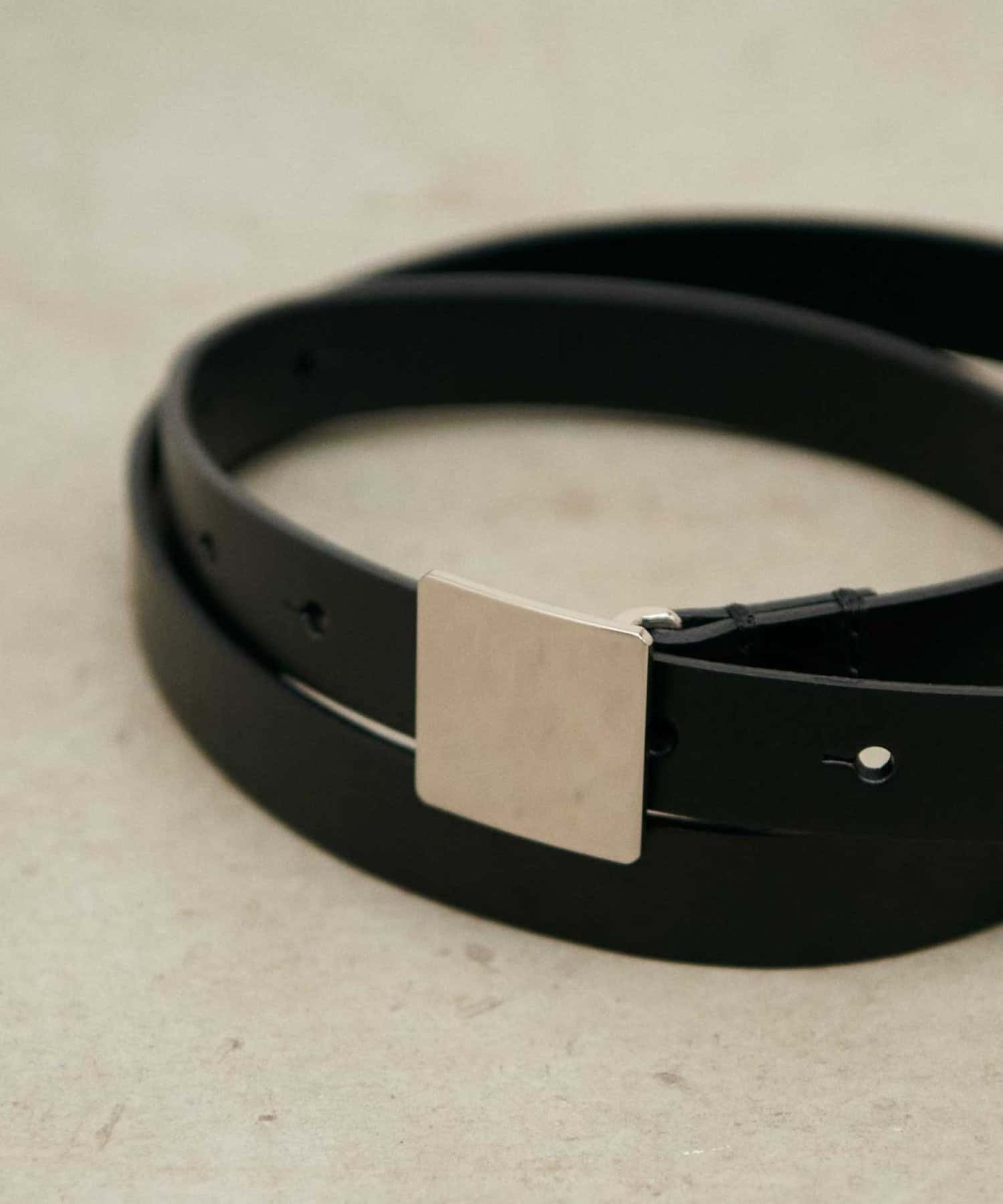 LARUTA(ラルータ) スクエアバックルレザーベルト