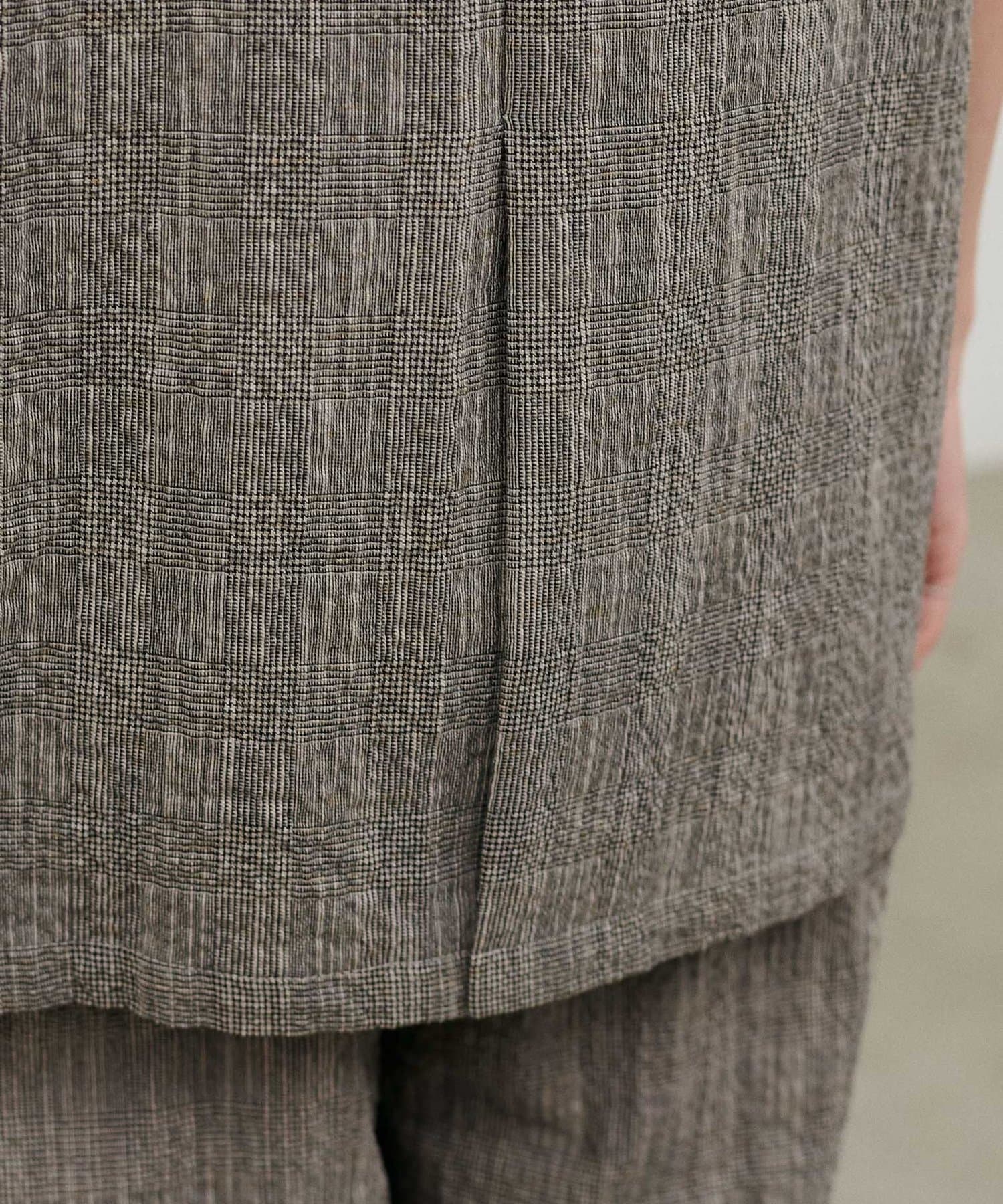 LARUTA(ラルータ) バンビースラブ半袖ジャケット