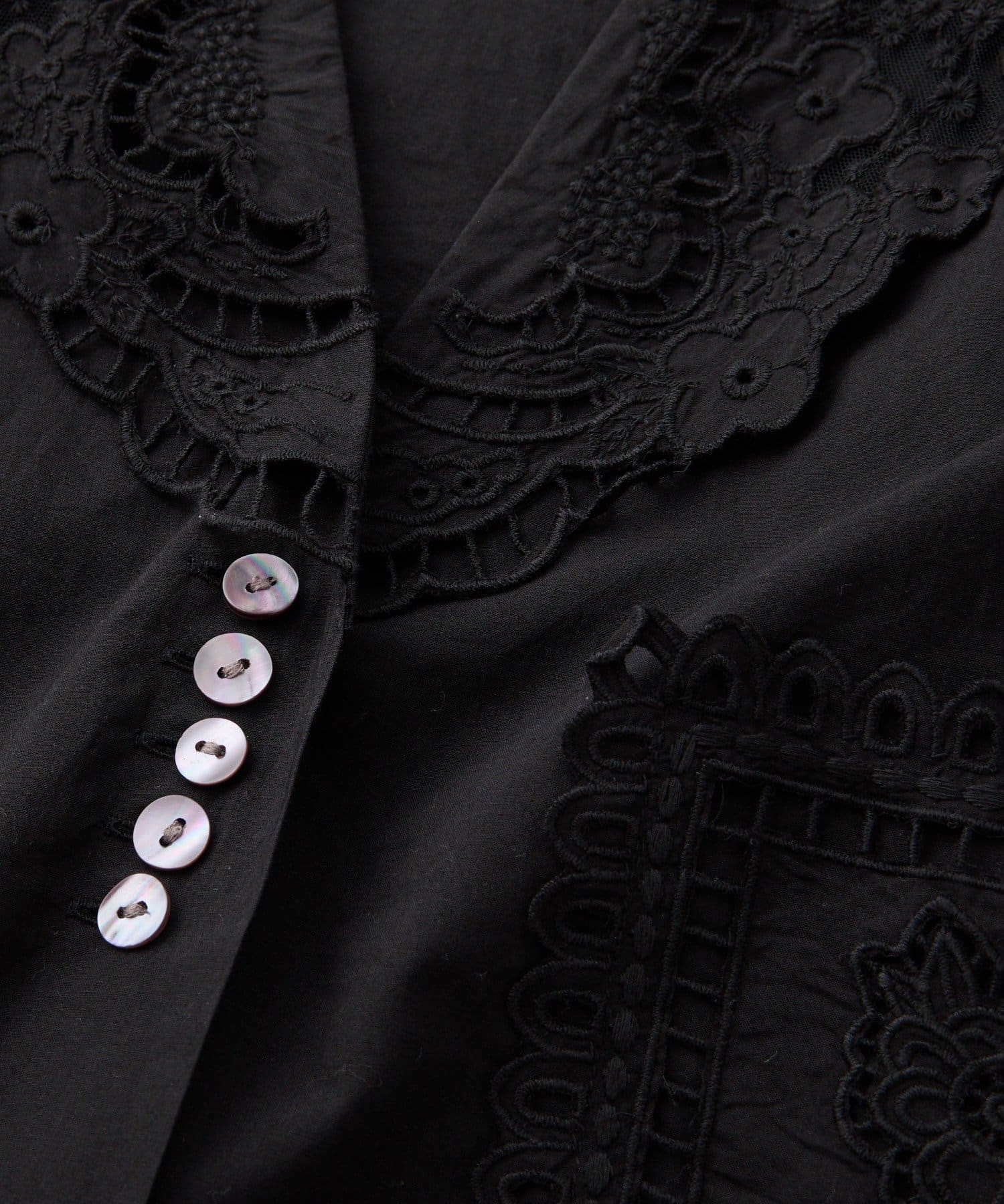 RIVE DROITE(リヴドロワ) 予約【à Nice （ア ・ニース）】カットワークレースシャツ/6月下旬お届け予定