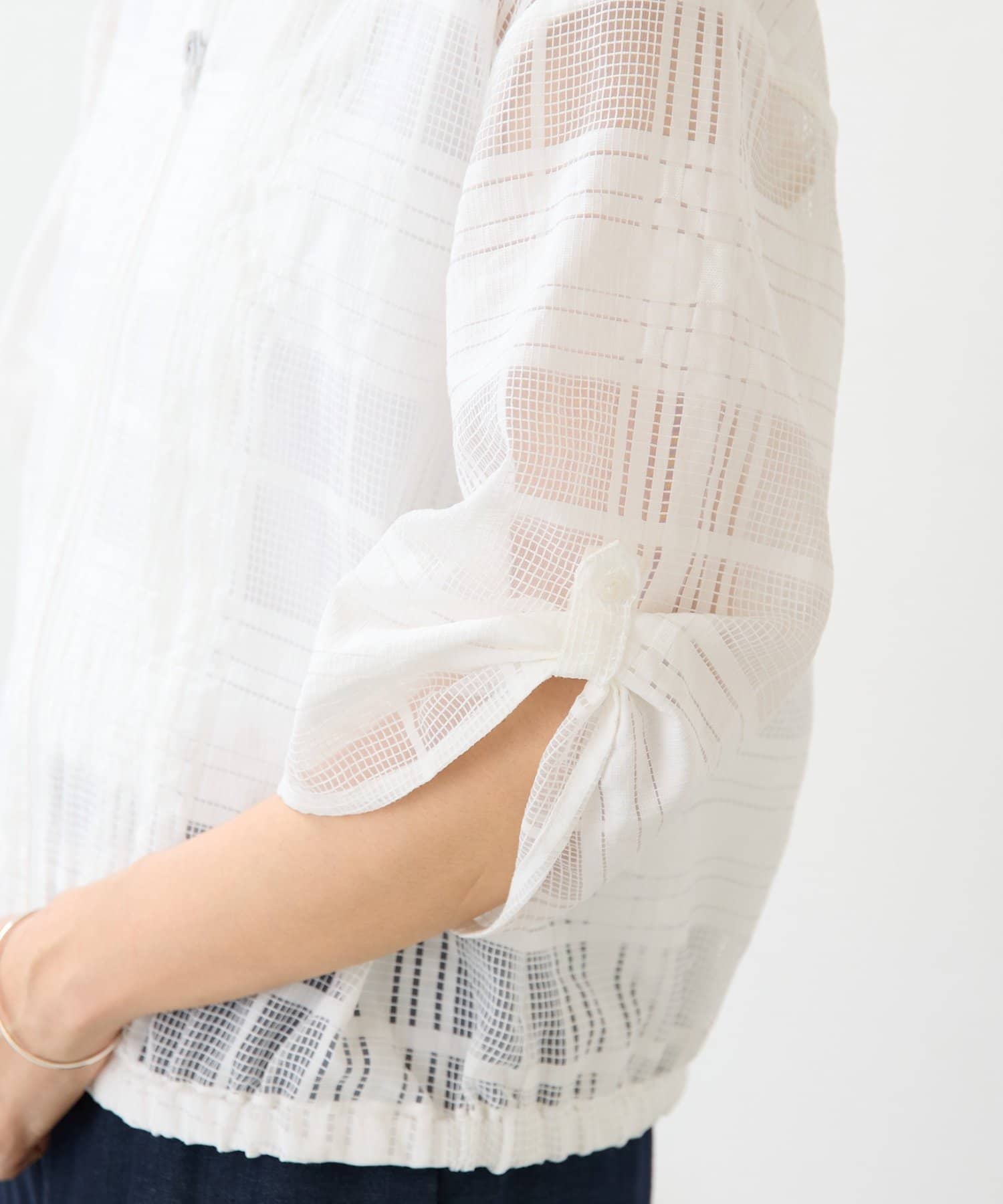 BEARDSLEY(ビアズリー) 《5/5(火)12:00予約開始予定》シアーチェックジップブルゾン