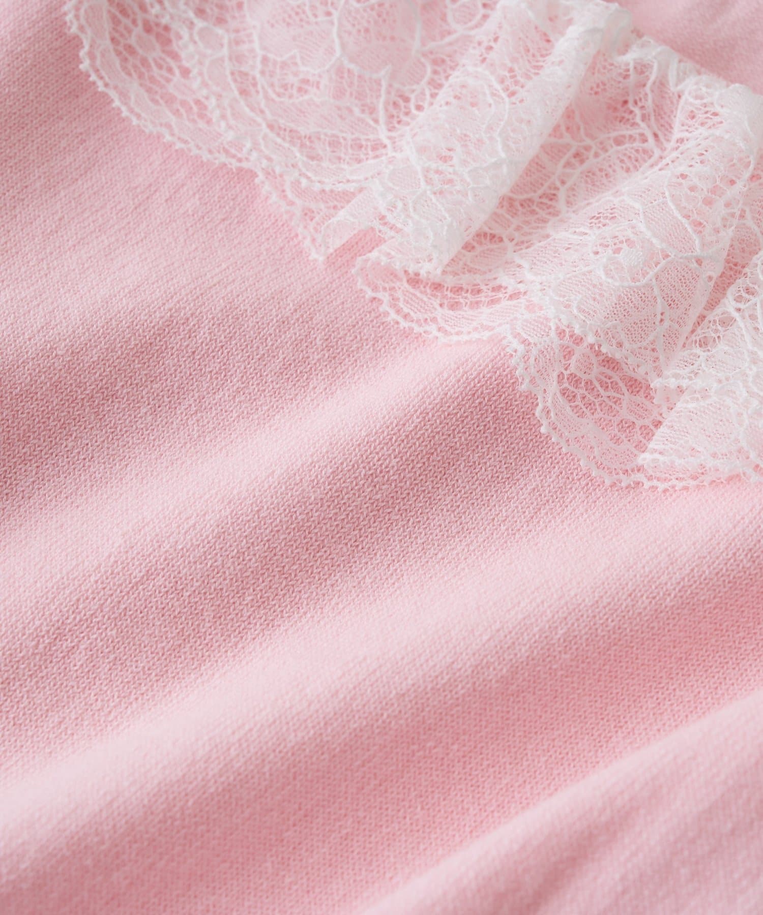 La boutique BonBon(ラブティックボンボン) レースフリルニット