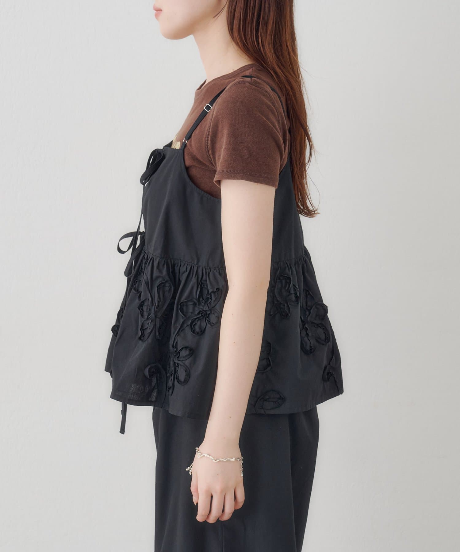 Kastane(カスタネ) 【6.14(日)0:00発売/WEB先行】SETUPステッチ刺繍ビスチェ