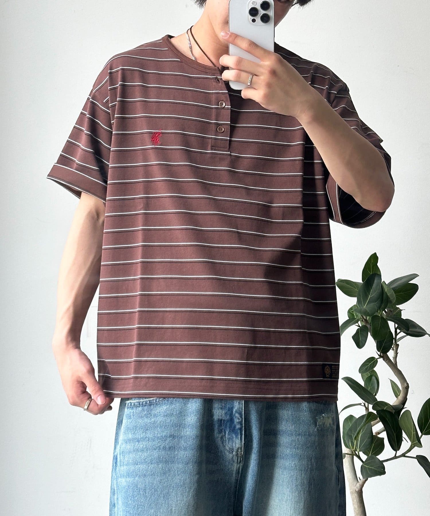 CPCM(シーピーシーエム) 【U.S. POLO ASSN.】ボーダーヘンリーT