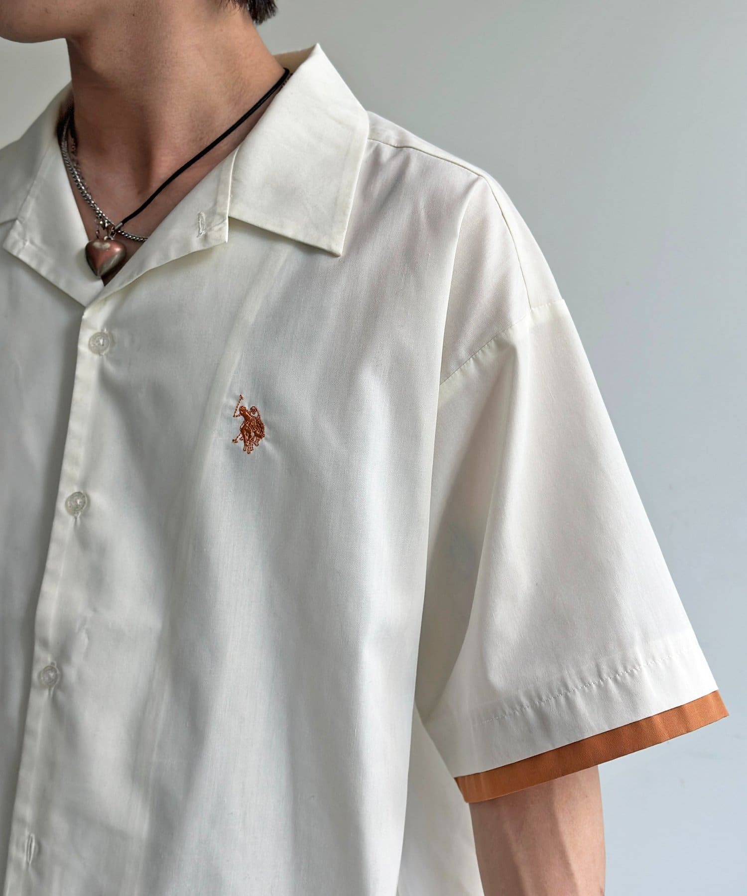 CPCM(シーピーシーエム) 【U.S. POLO ASSN.】フェイクレイヤー半袖シャツ
