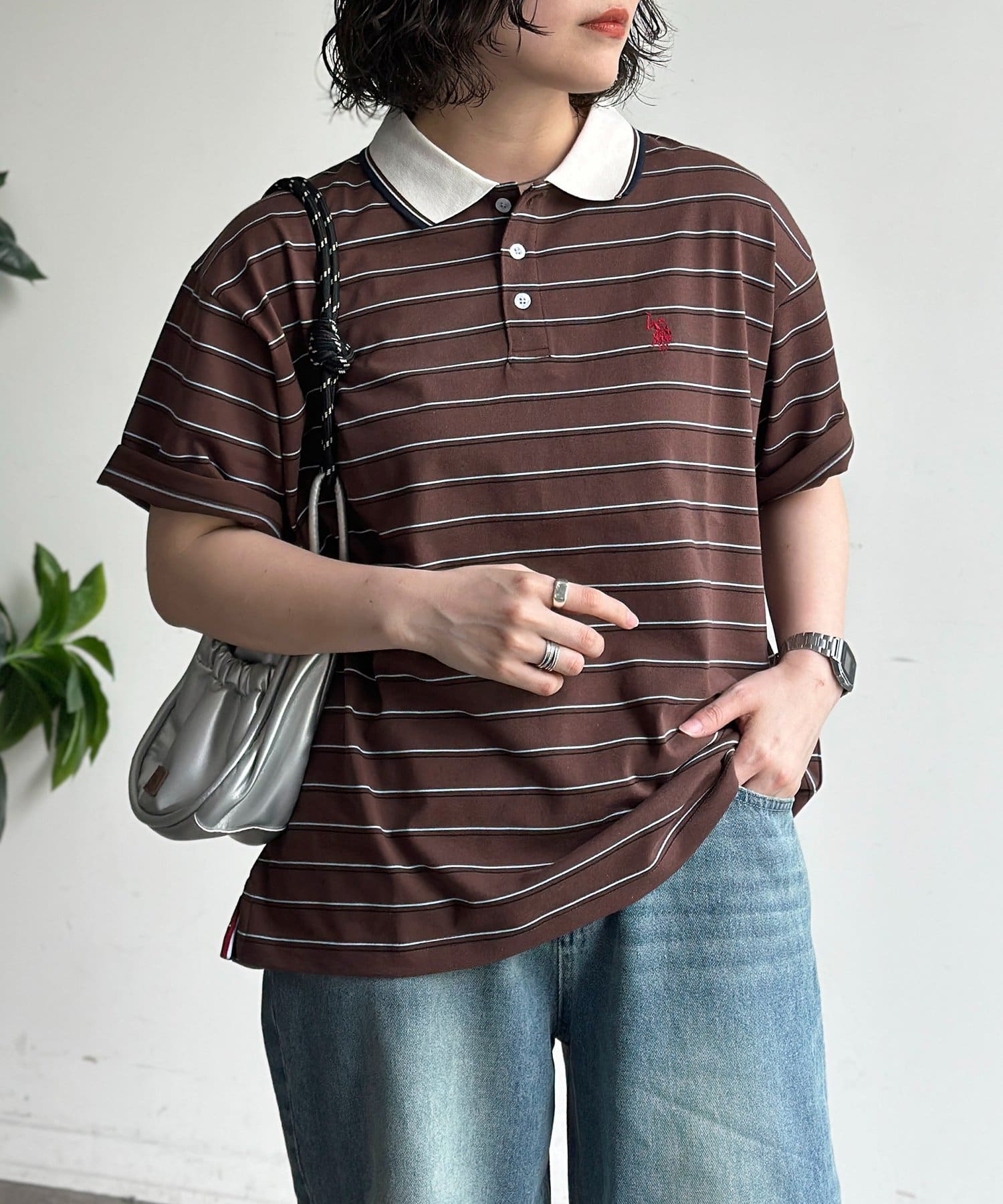 CPCM(シーピーシーエム) 【U.S. POLO ASSN.】ボーダーポロ