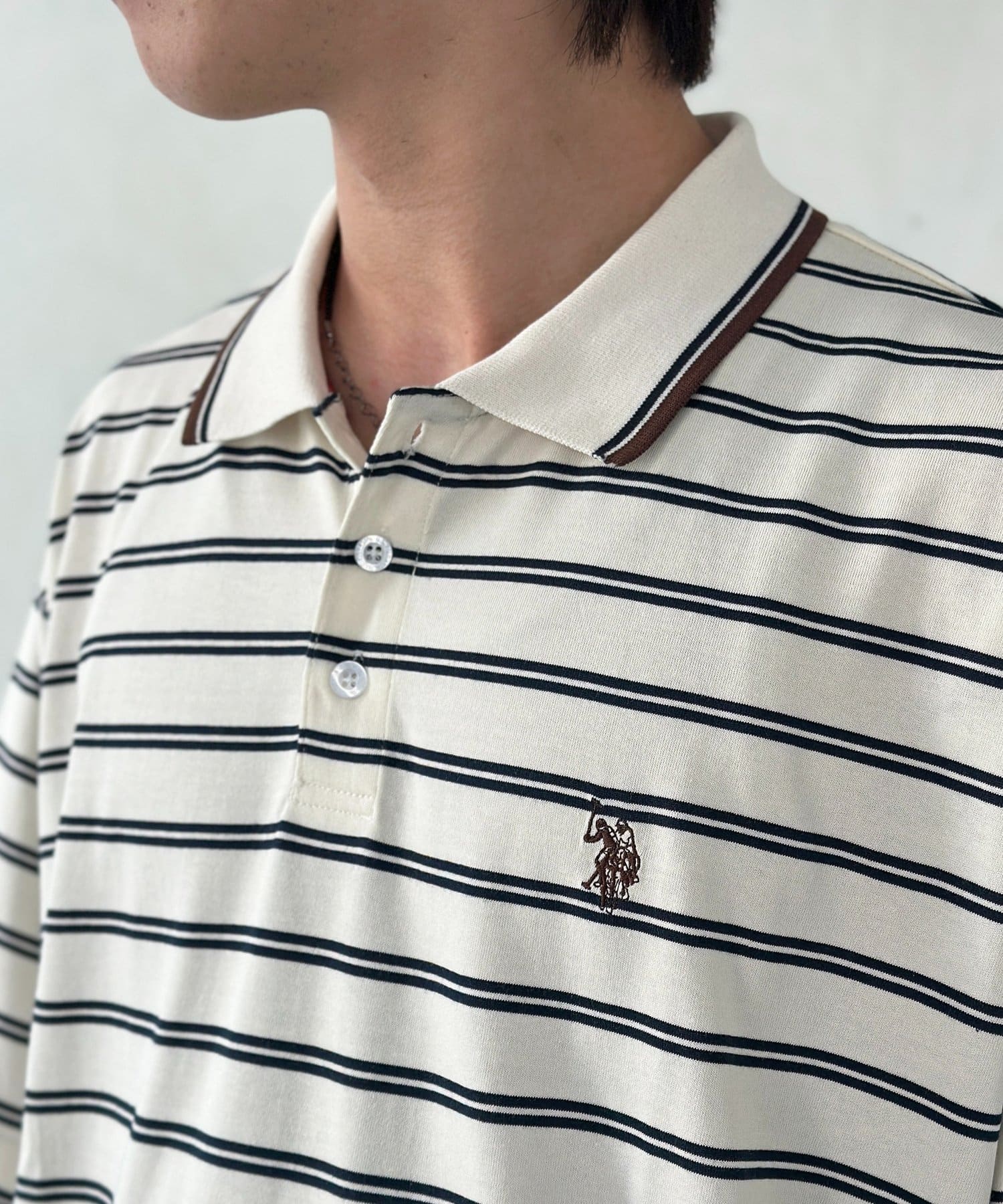 CPCM(シーピーシーエム) 【U.S. POLO ASSN.】ボーダーポロ