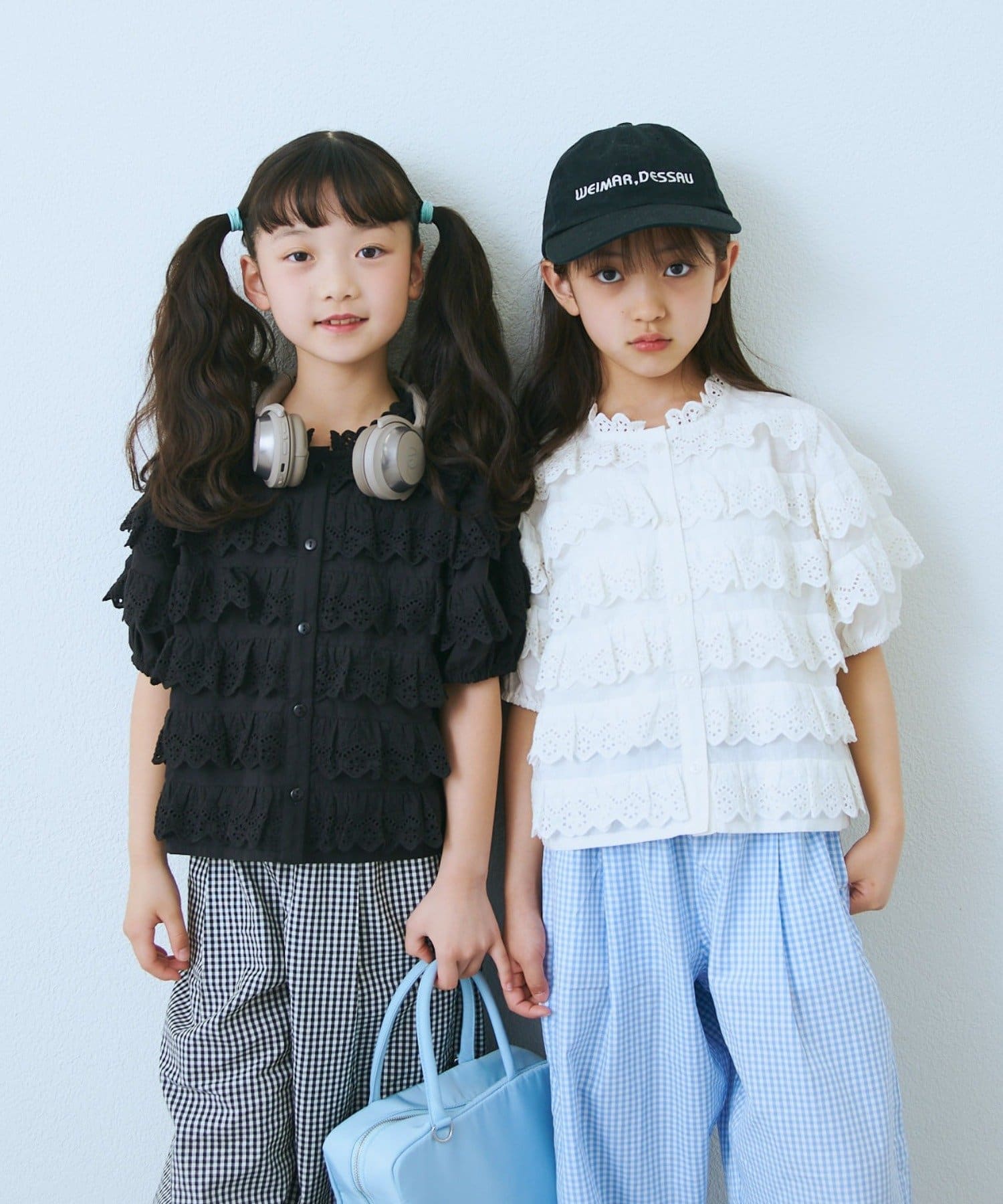 CIAOPANIC TYPY(チャオパニックティピー) 【KIDS】【india】スカラップレースティアードブラウス