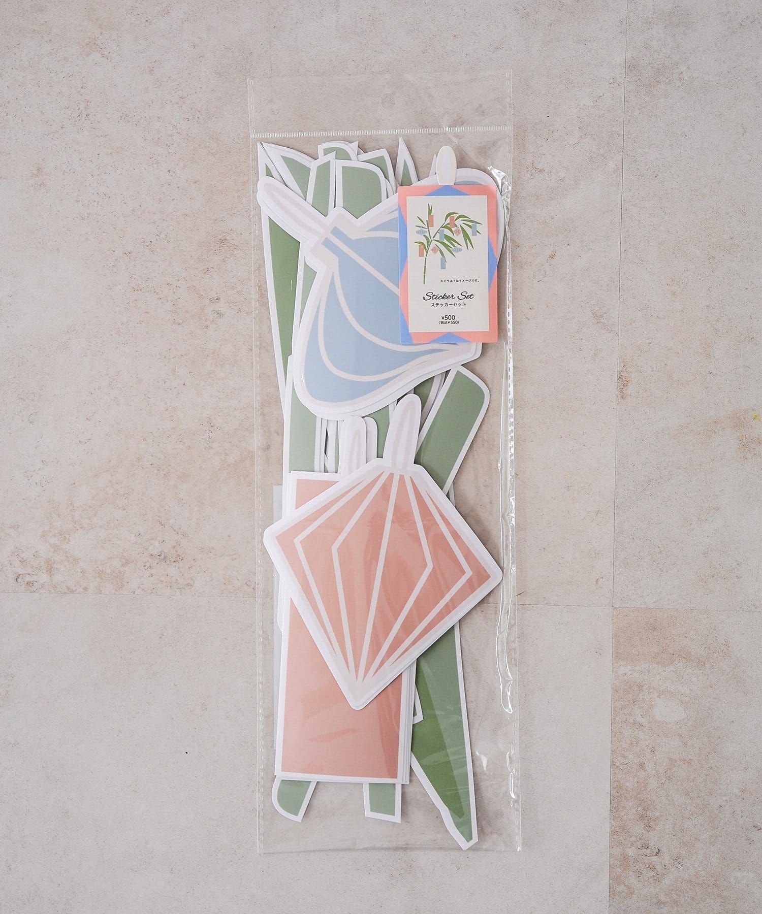 3COINS(スリーコインズ) ステッカーセット／KIDS七夕