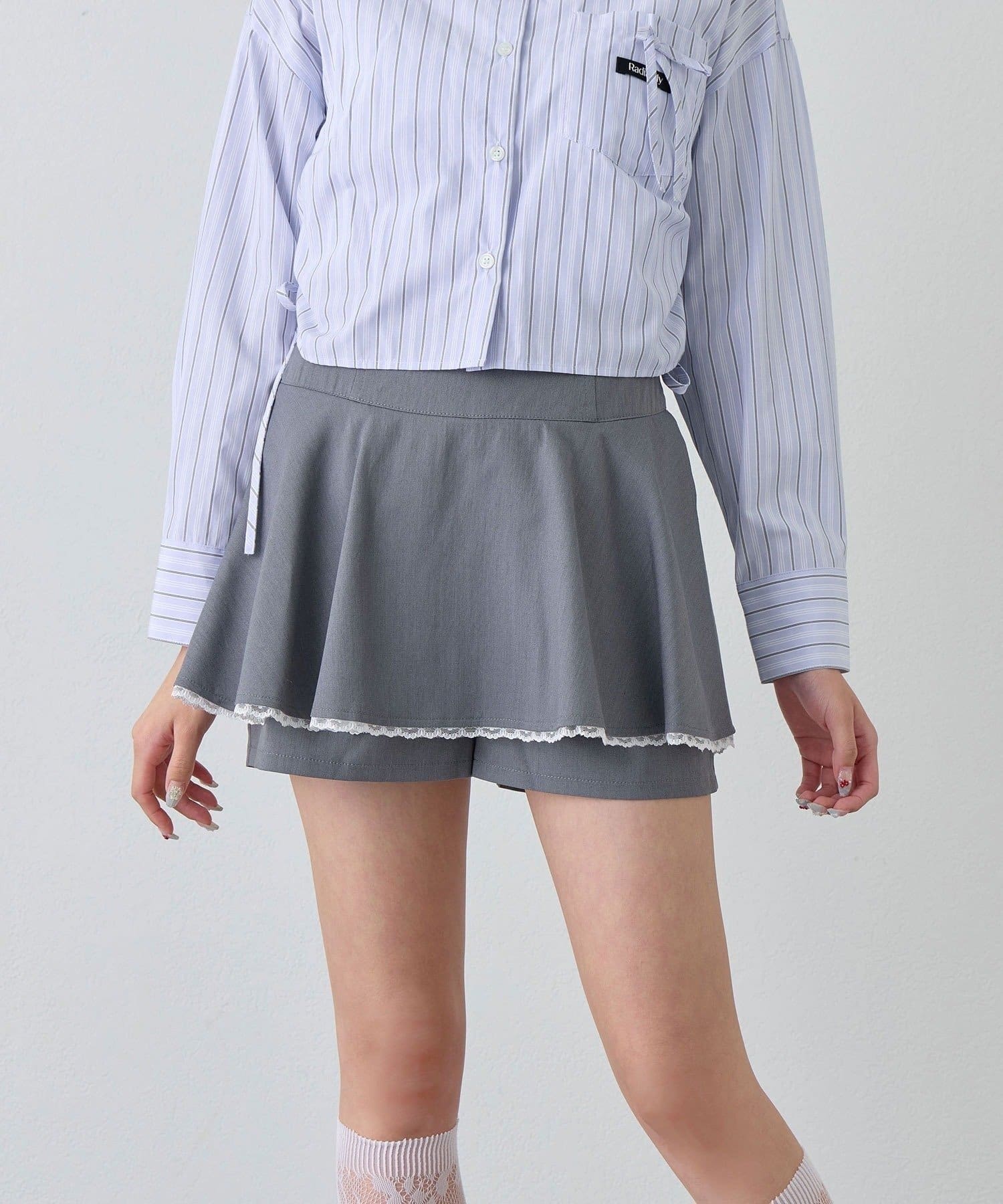NICE CLAUP / OLIVE des OLIVE OUTLET(ナイスクラップ  / オリーブ デ オリーブ アウトレット) 【OLIVE des OLIVE】フレアミニスカート