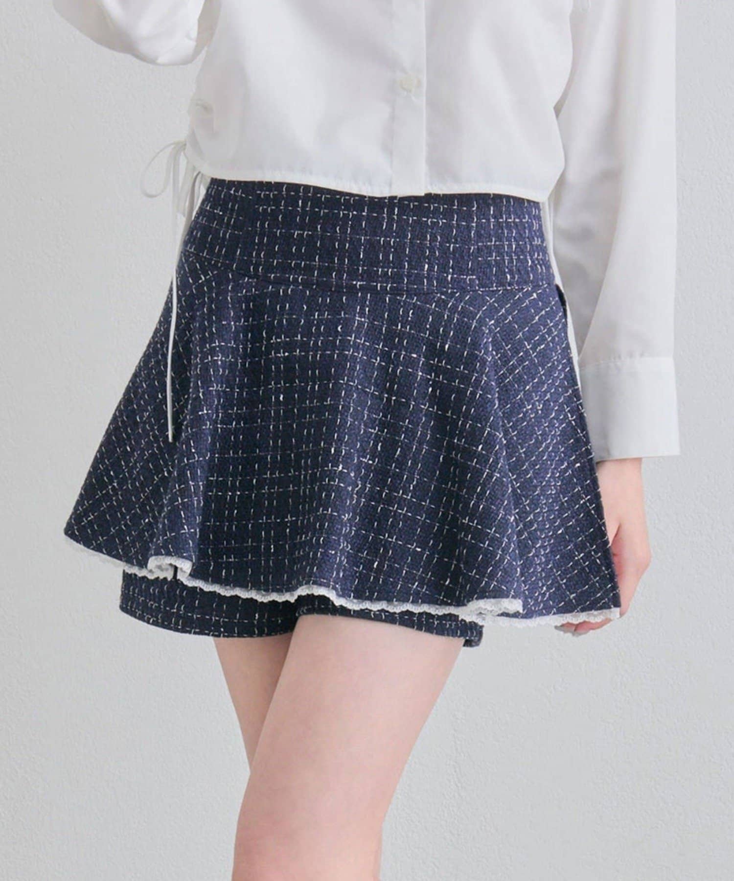 NICE CLAUP / OLIVE des OLIVE OUTLET(ナイスクラップ  / オリーブ デ オリーブ アウトレット) 【OLIVE des OLIVE】フレアミニスカート
