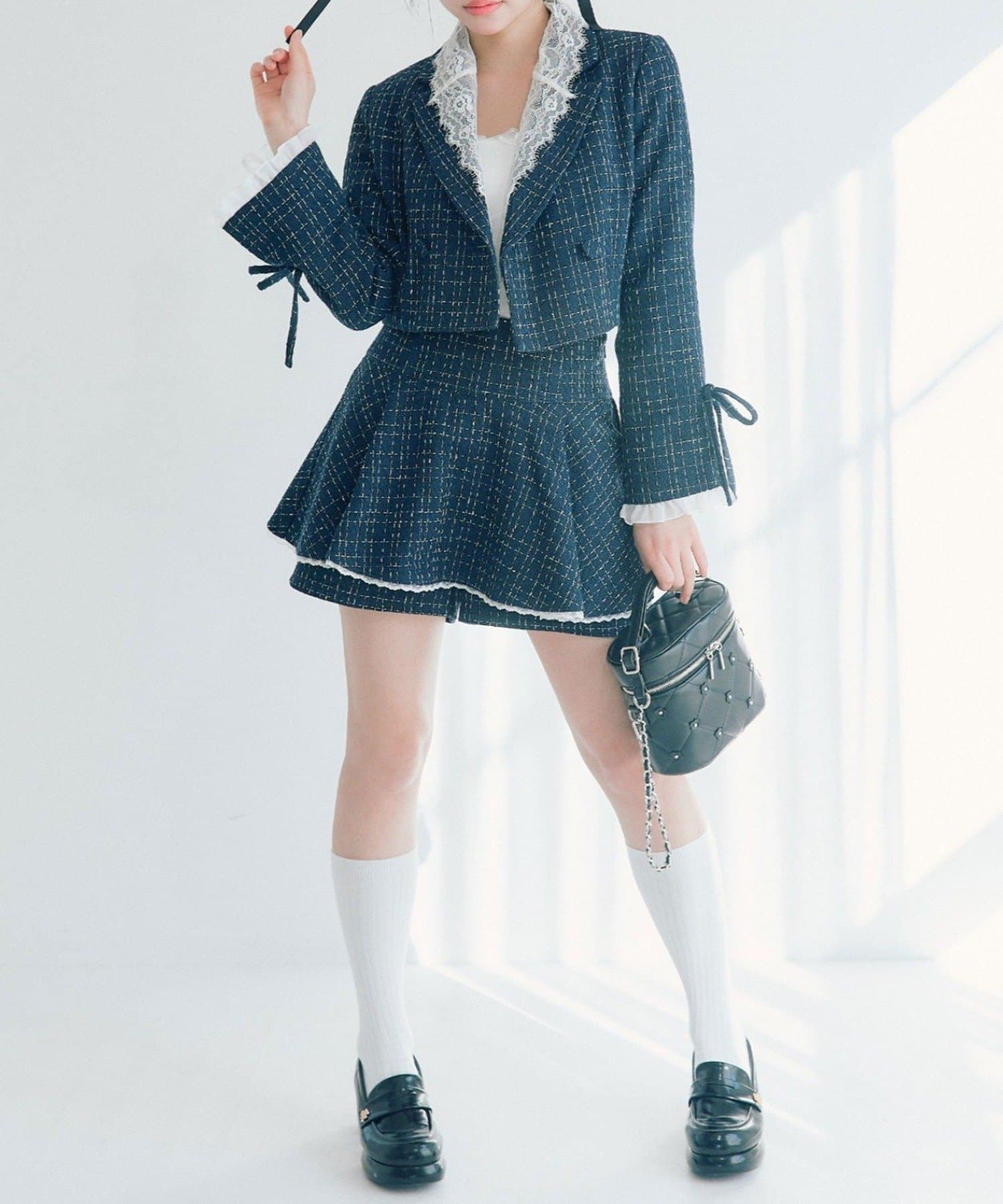 NICE CLAUP / OLIVE des OLIVE OUTLET(ナイスクラップ  / オリーブ デ オリーブ アウトレット) 【OLIVE des OLIVE】フレアミニスカート