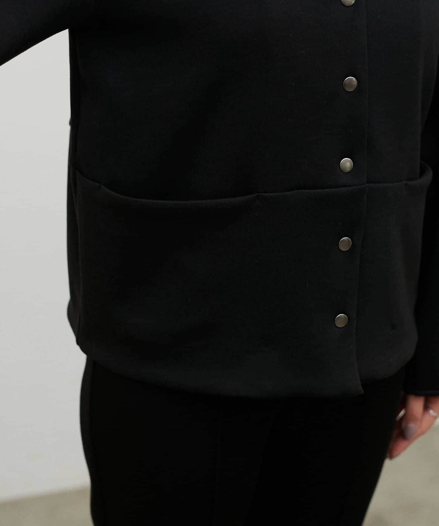 NICE CLAUP / OLIVE des OLIVE OUTLET(ナイスクラップ  / オリーブ デ オリーブ アウトレット) 【LARUTA】ノーカラーダンボールジャケット