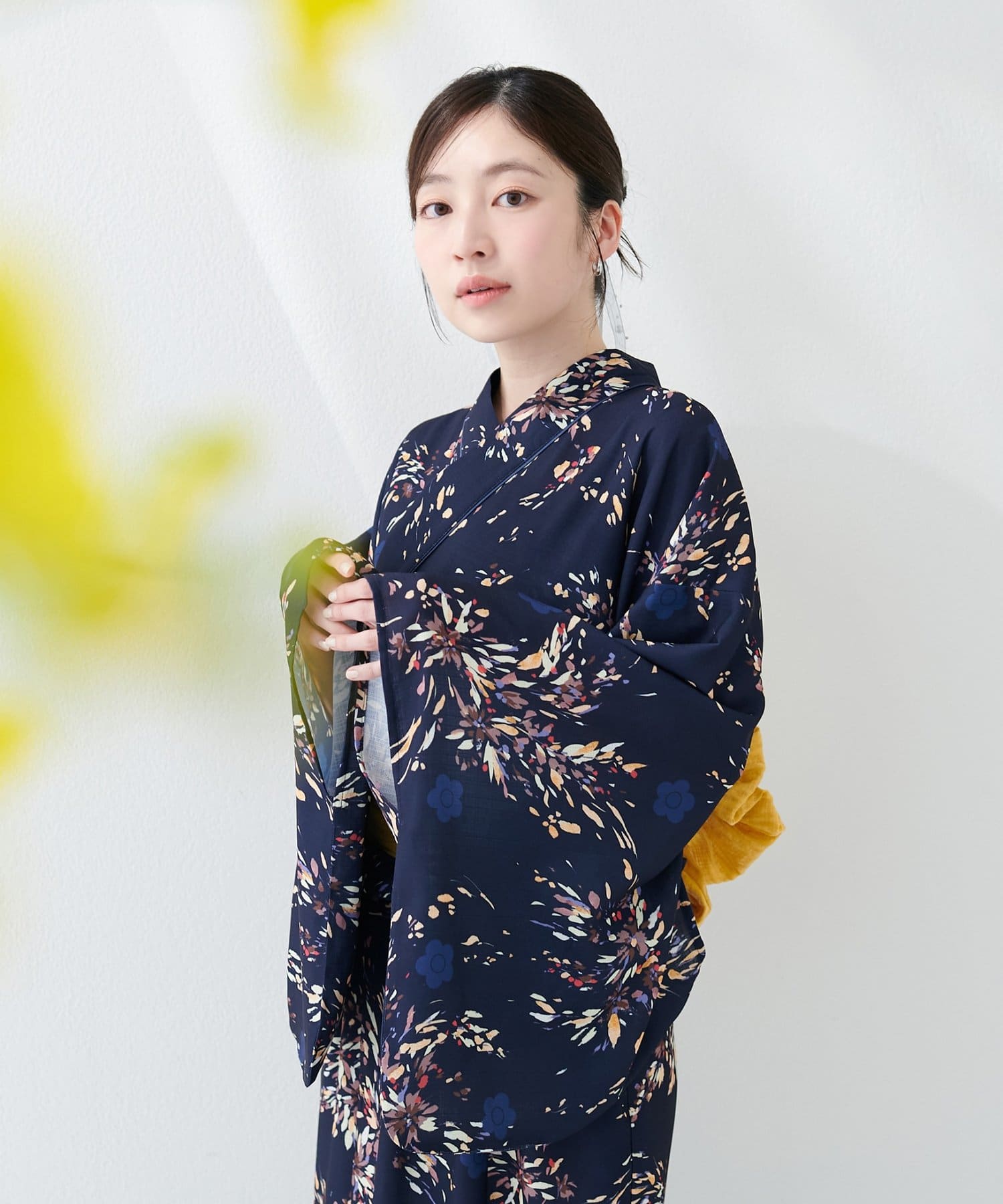 natural couture(ナチュラルクチュール) 〈MARY QUANTコラボ〉NEW２WAY浴衣