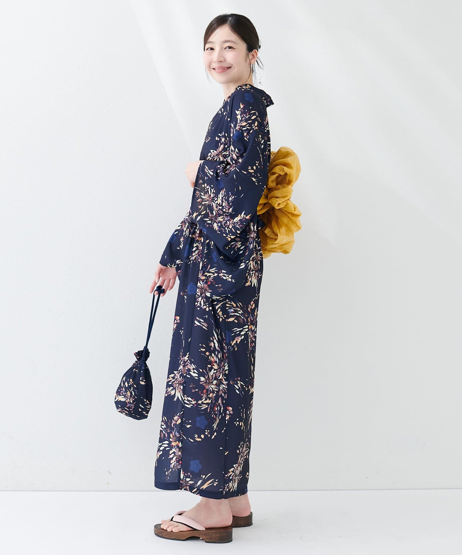 natural couture(ナチュラルクチュール) 〈MARY QUANTコラボ〉NEW２WAY浴衣