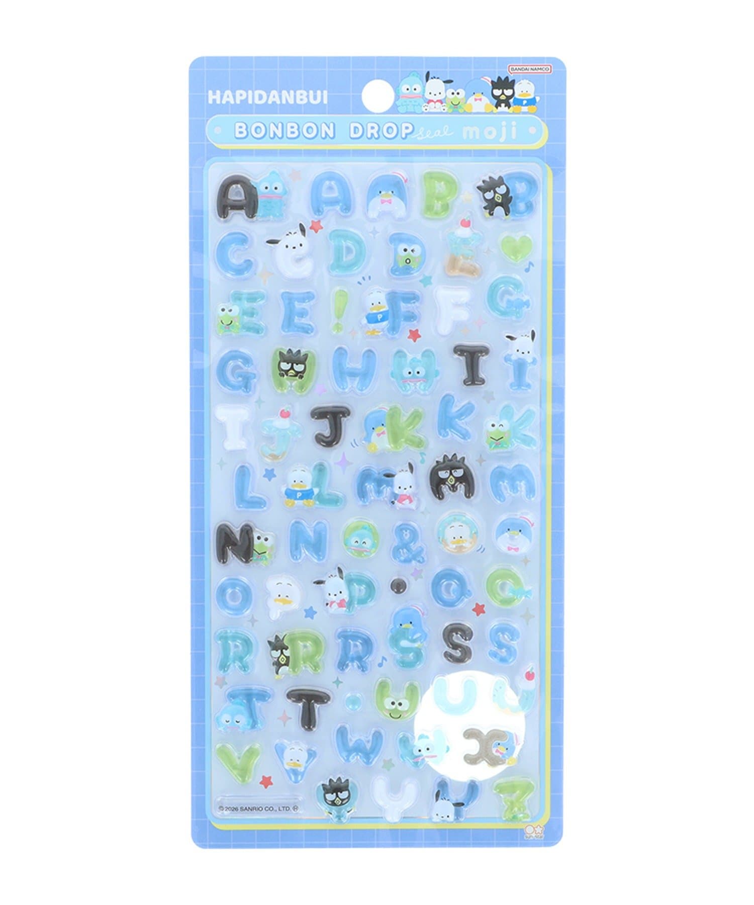 Lattice(ラティス) 【サンリオキャラクターズ】【WEB限定】ボンボンドロップシールもじ