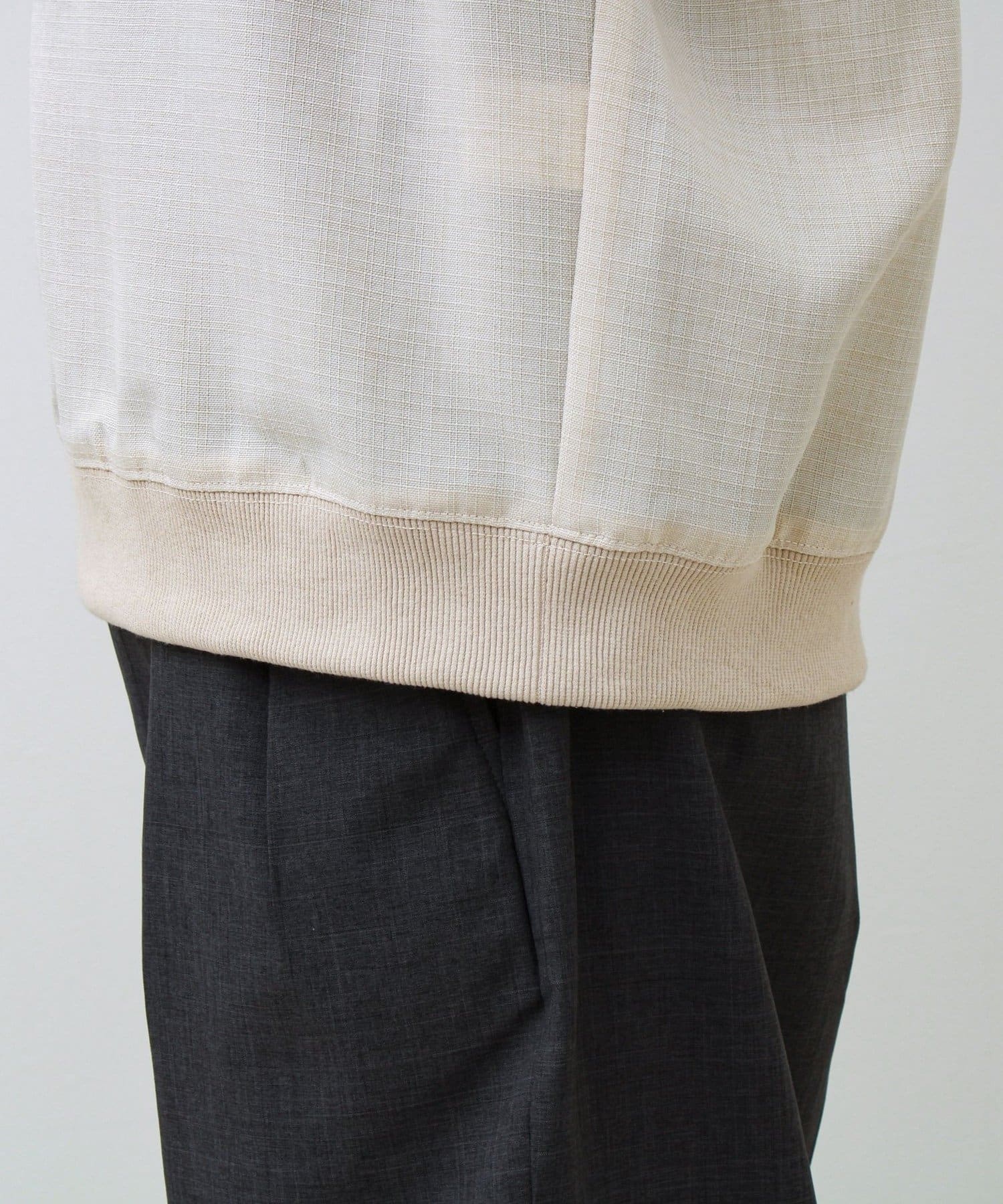 FREDY & GLOSTER(フレディ アンド グロスター) 【セットアップ対応】リネンライクキャンバスポロ