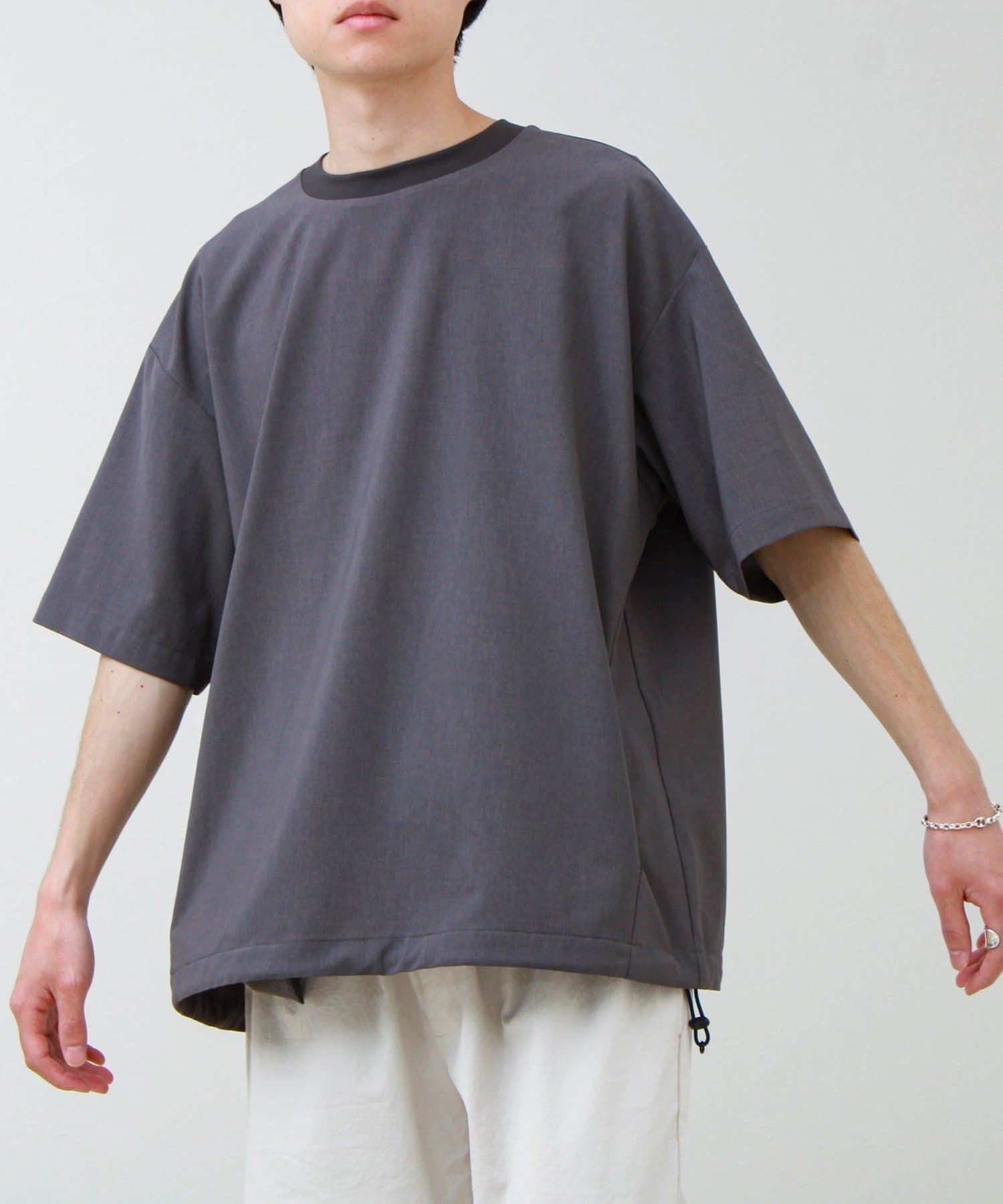 FREDY & GLOSTER(フレディ アンド グロスター) 【COOLMAX/セットアップ着用可能】ポリトロプルオーバーTシャツ