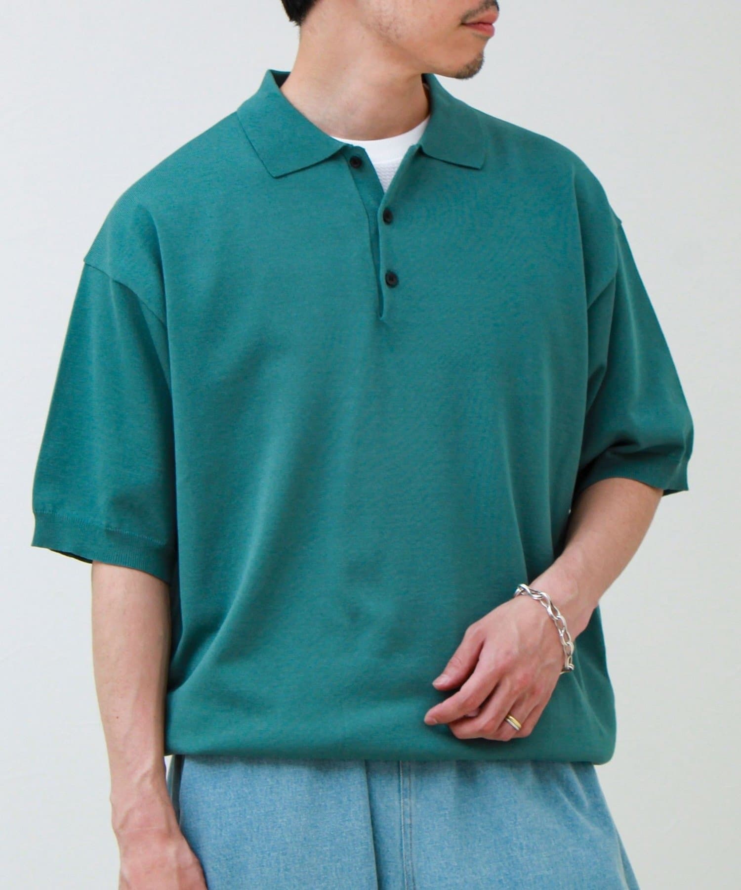 FREDY & GLOSTER(フレディ アンド グロスター) 【ラクなのに上品】コットンタッチリラックスポロ