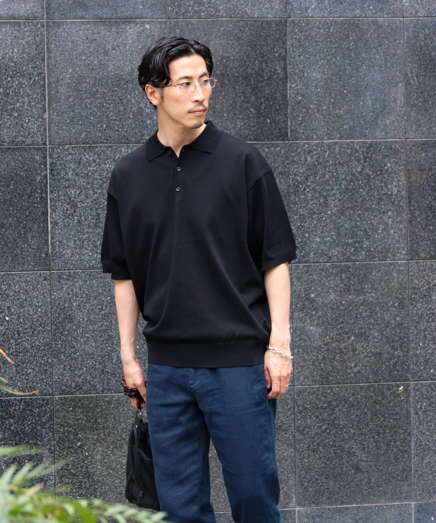 FREDY & GLOSTER(フレディ アンド グロスター) 【ラクなのに上品】コットンタッチリラックスポロ