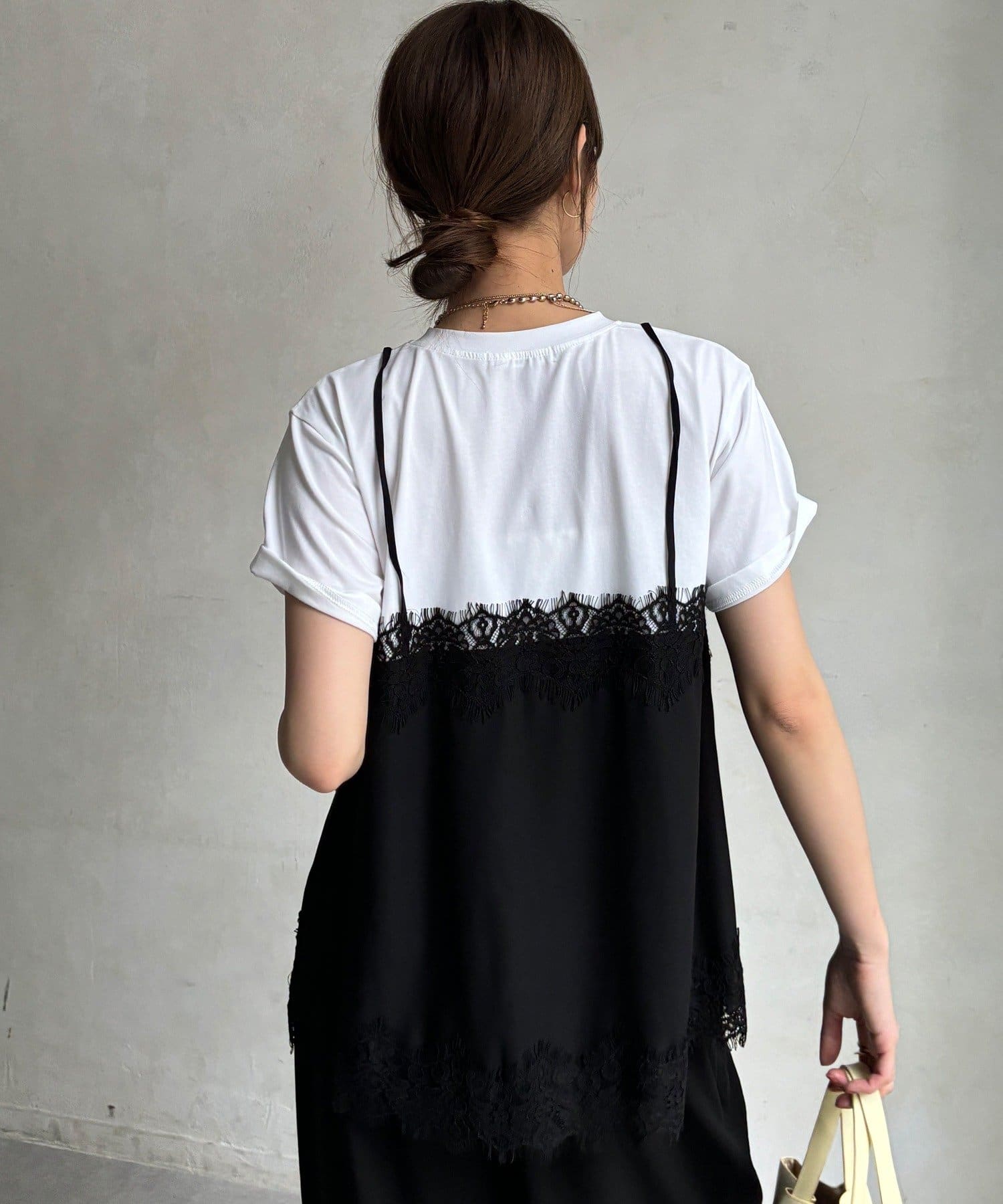 DOUDOU(ドゥドゥ) 【WEB限定】キャミドッキングTEE