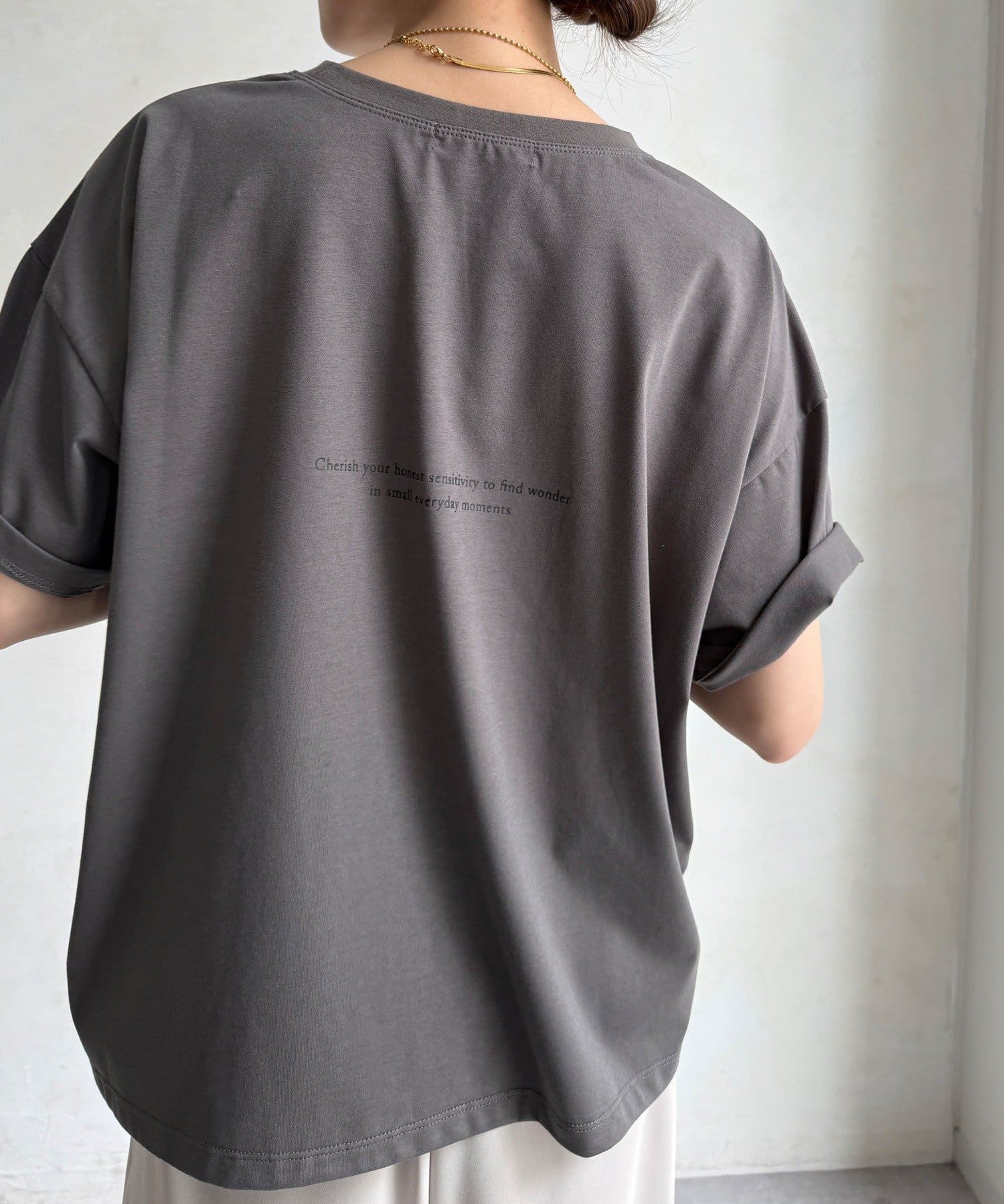 DOUDOU(ドゥドゥ) 【WEB限定】プリントロゴTEE