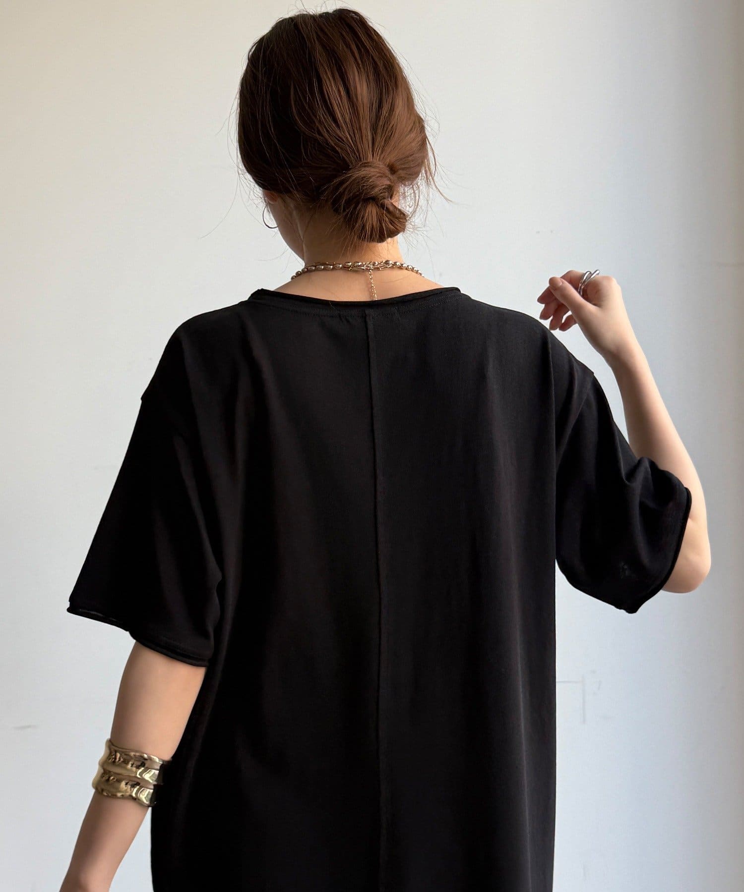 DOUDOU(ドゥドゥ) 【WEB限定】ロゴTEEワンピース