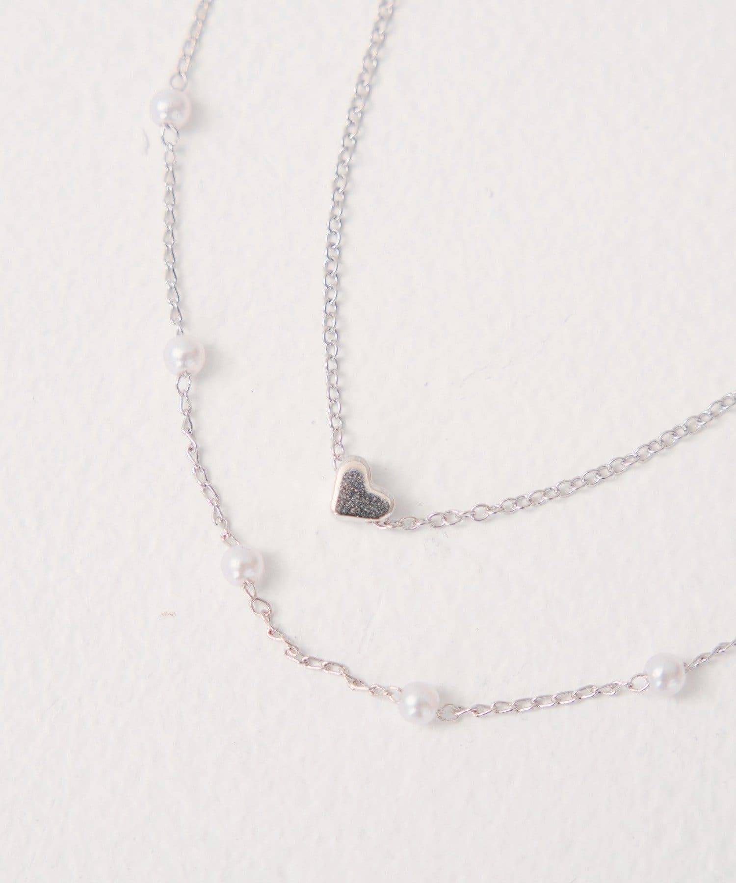 Chico(チコ) ハートパールネックレス＋ブレスレット