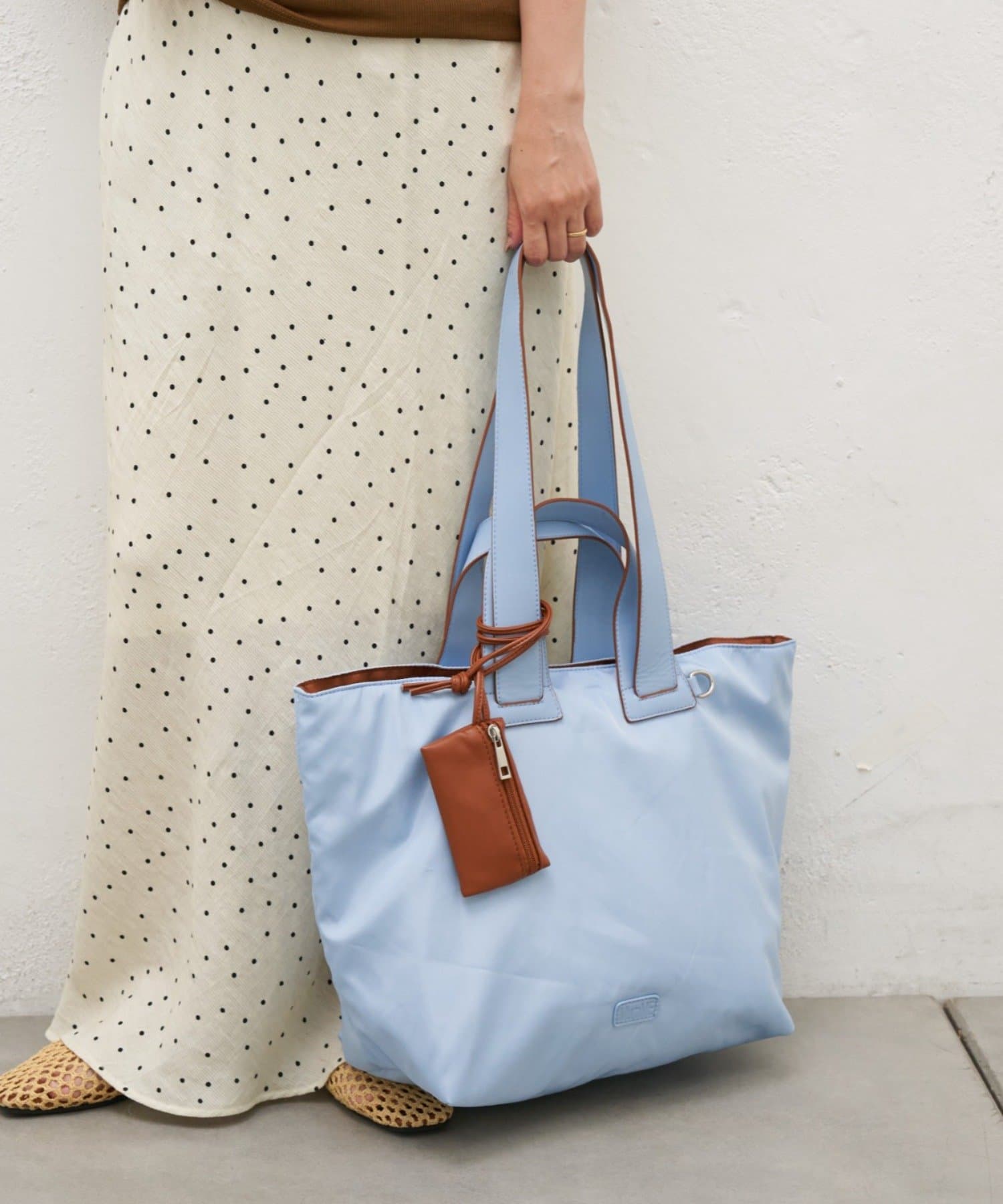 CIAOPANIC TYPY(チャオパニックティピー) :【MumME】キャリーオン/マザーズバッグ2WAY撥水ナイロン配色トートBAG