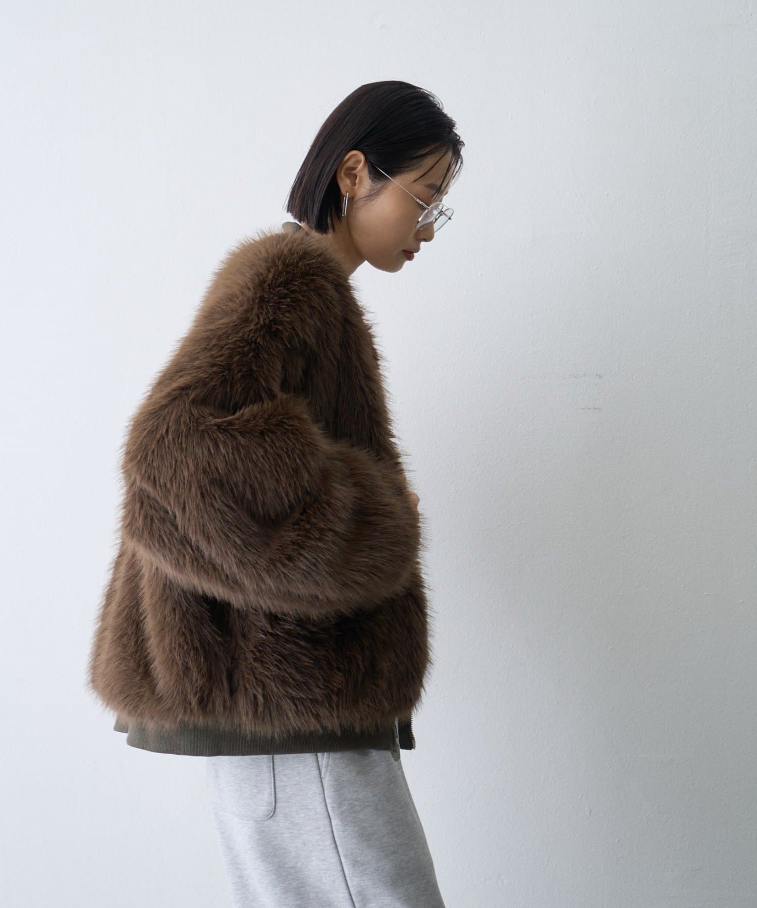 CIAOPANIC TYPY(チャオパニックティピー) 【WEB限定】【UNISEX】軽量/2WAYリバーシブルボリュームファーMA-1