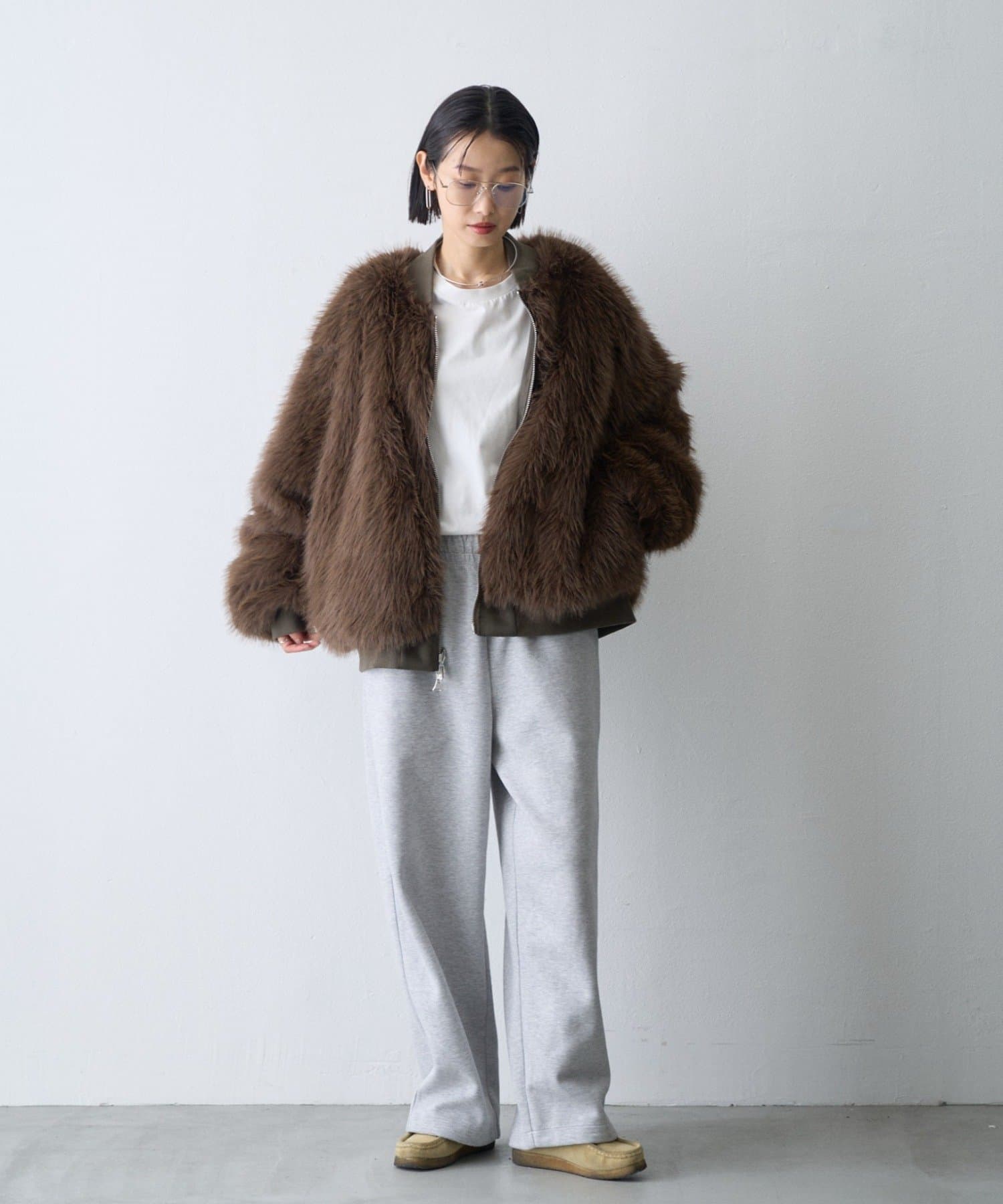 CIAOPANIC TYPY(チャオパニックティピー) 【WEB限定】【UNISEX】軽量/2WAYリバーシブルボリュームファーMA-1