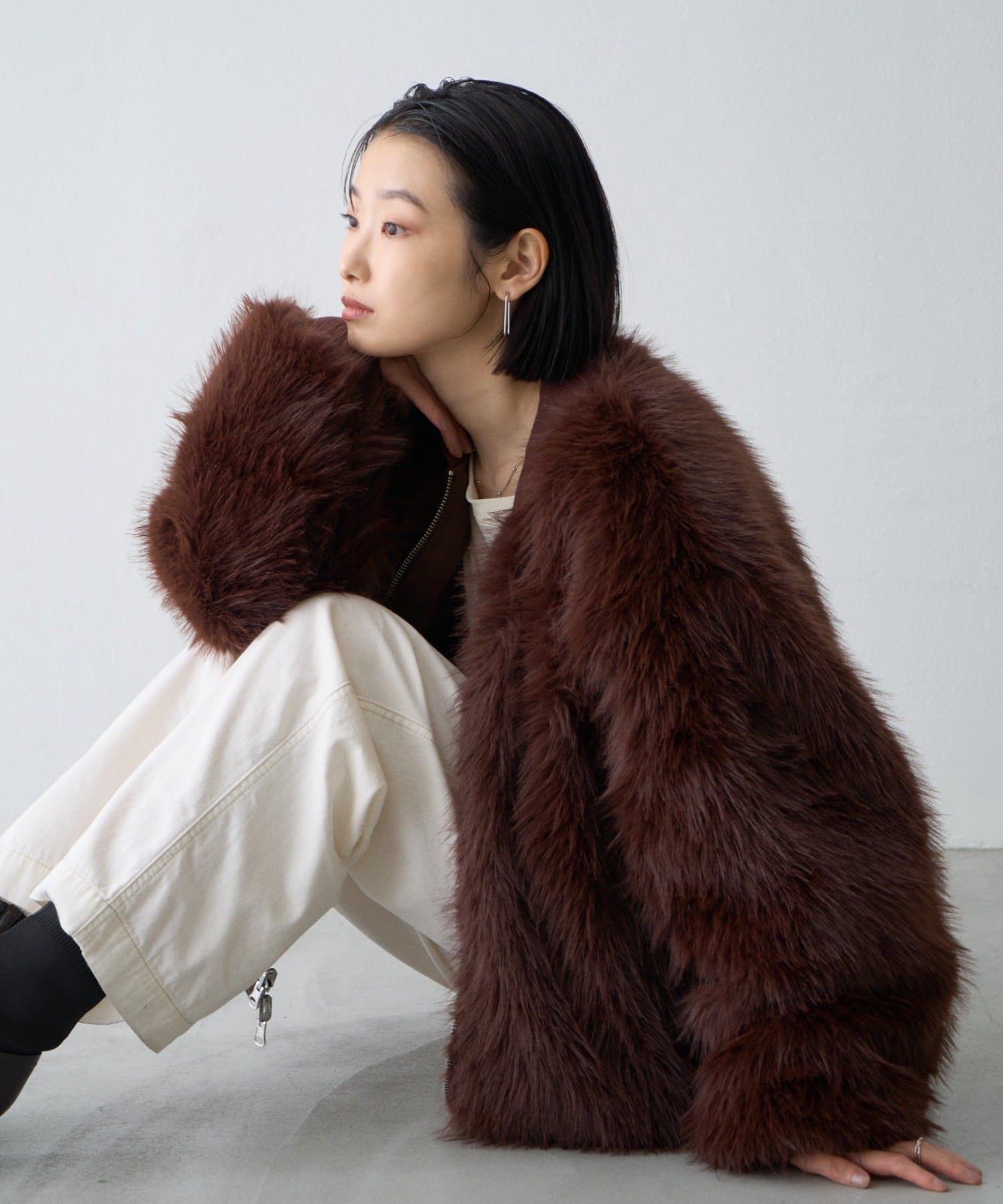 CIAOPANIC TYPY(チャオパニックティピー) 【WEB限定】2WAYリバーシブルファーMA-1