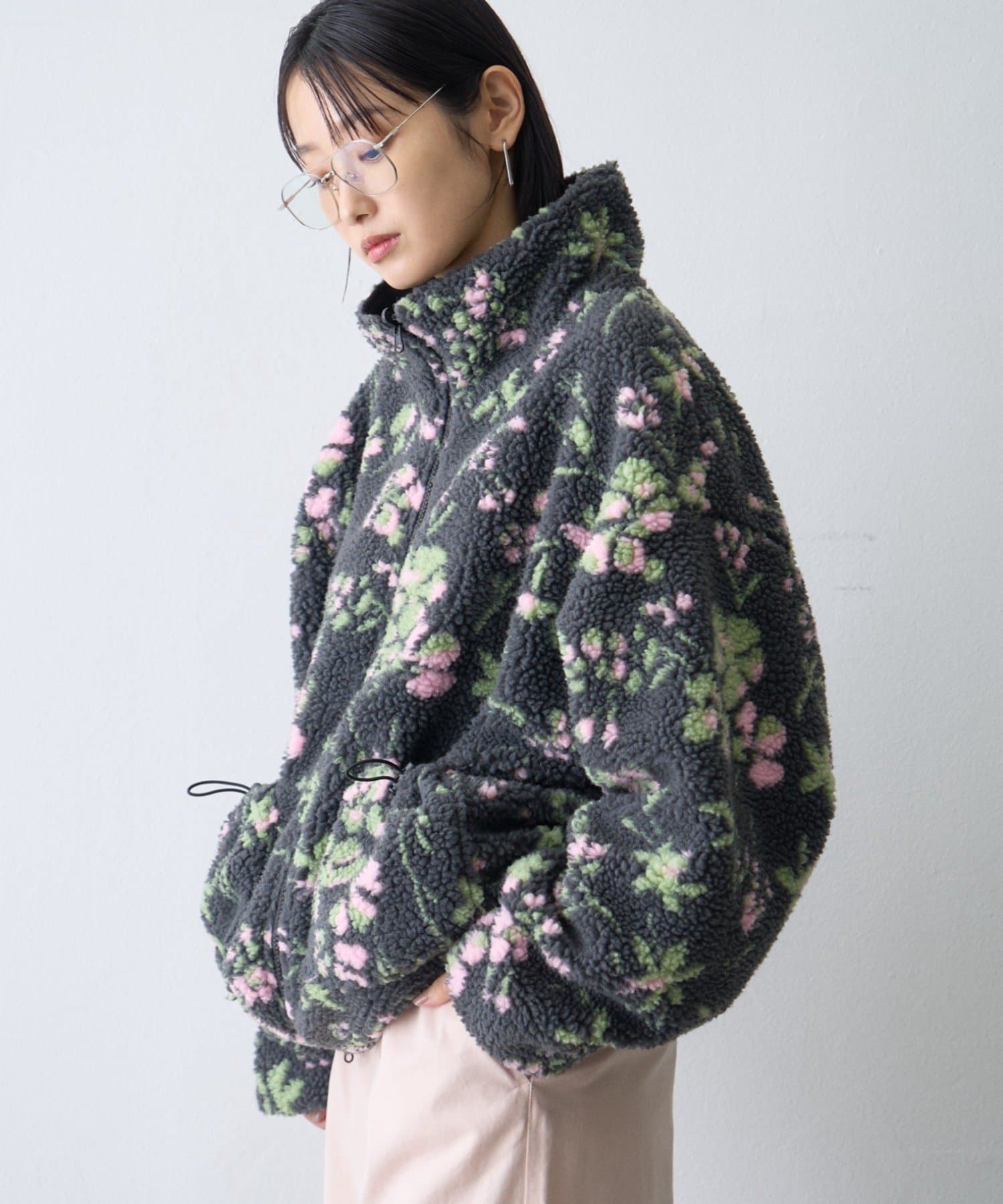 CIAOPANIC TYPY(チャオパニックティピー) 【WEB限定】2WAYリバーシブル撥水ナイロンボアブルゾン