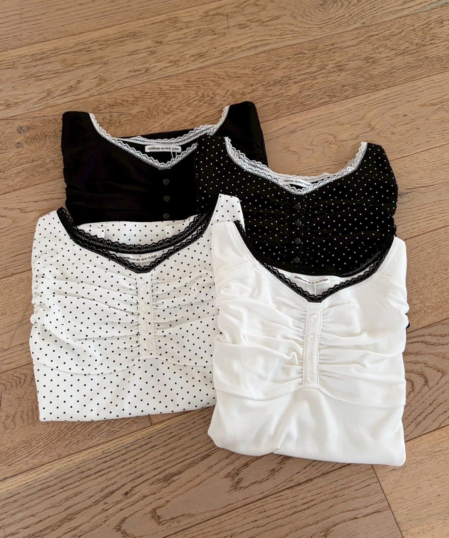 NICE CLAUP / OLIVE des OLIVE OUTLET(ナイスクラップ  / オリーブ デ オリーブ アウトレット) 【continuer】アソートギャザーT