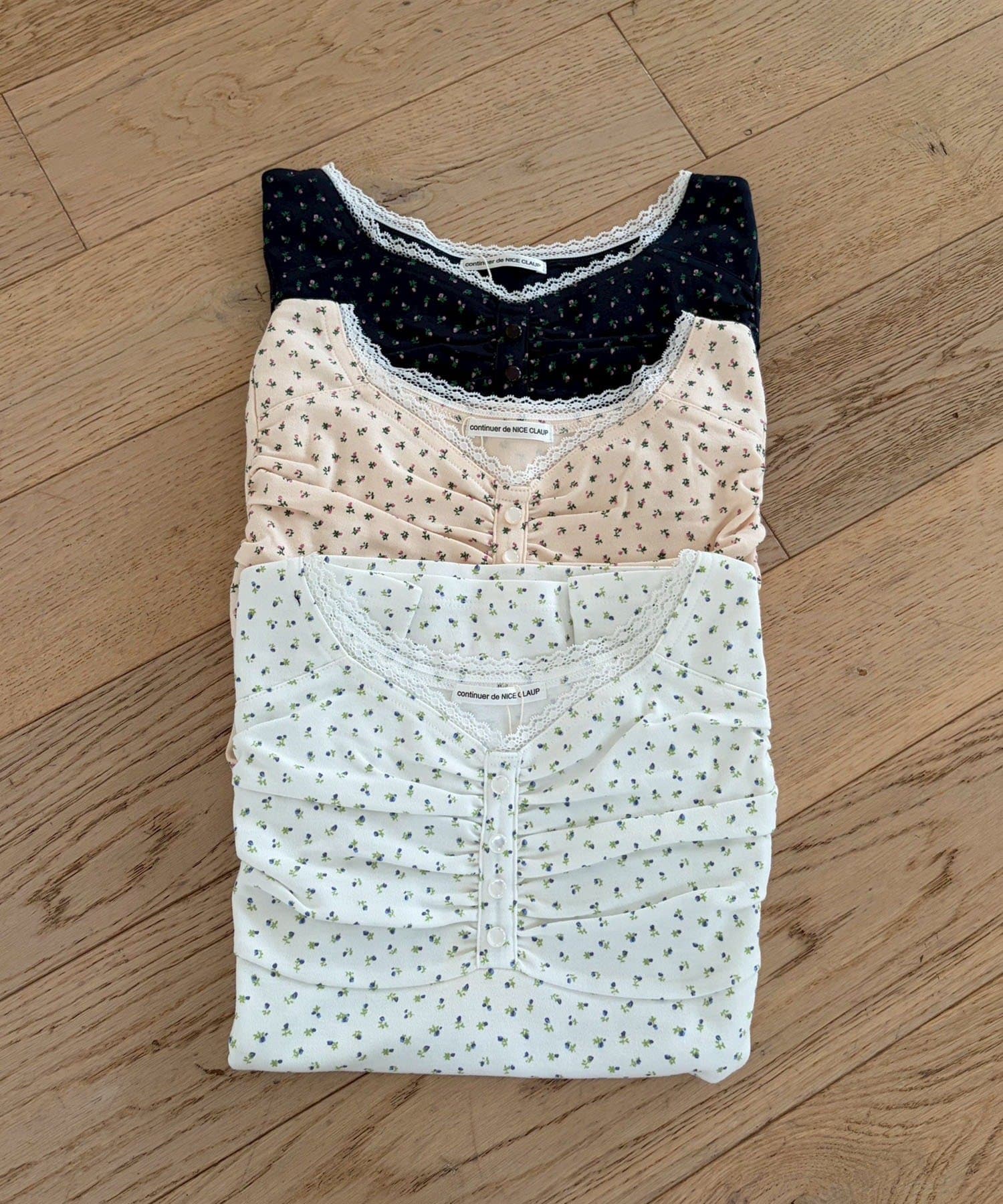 NICE CLAUP / OLIVE des OLIVE OUTLET(ナイスクラップ  / オリーブ デ オリーブ アウトレット) 【continuer】アソートギャザーT
