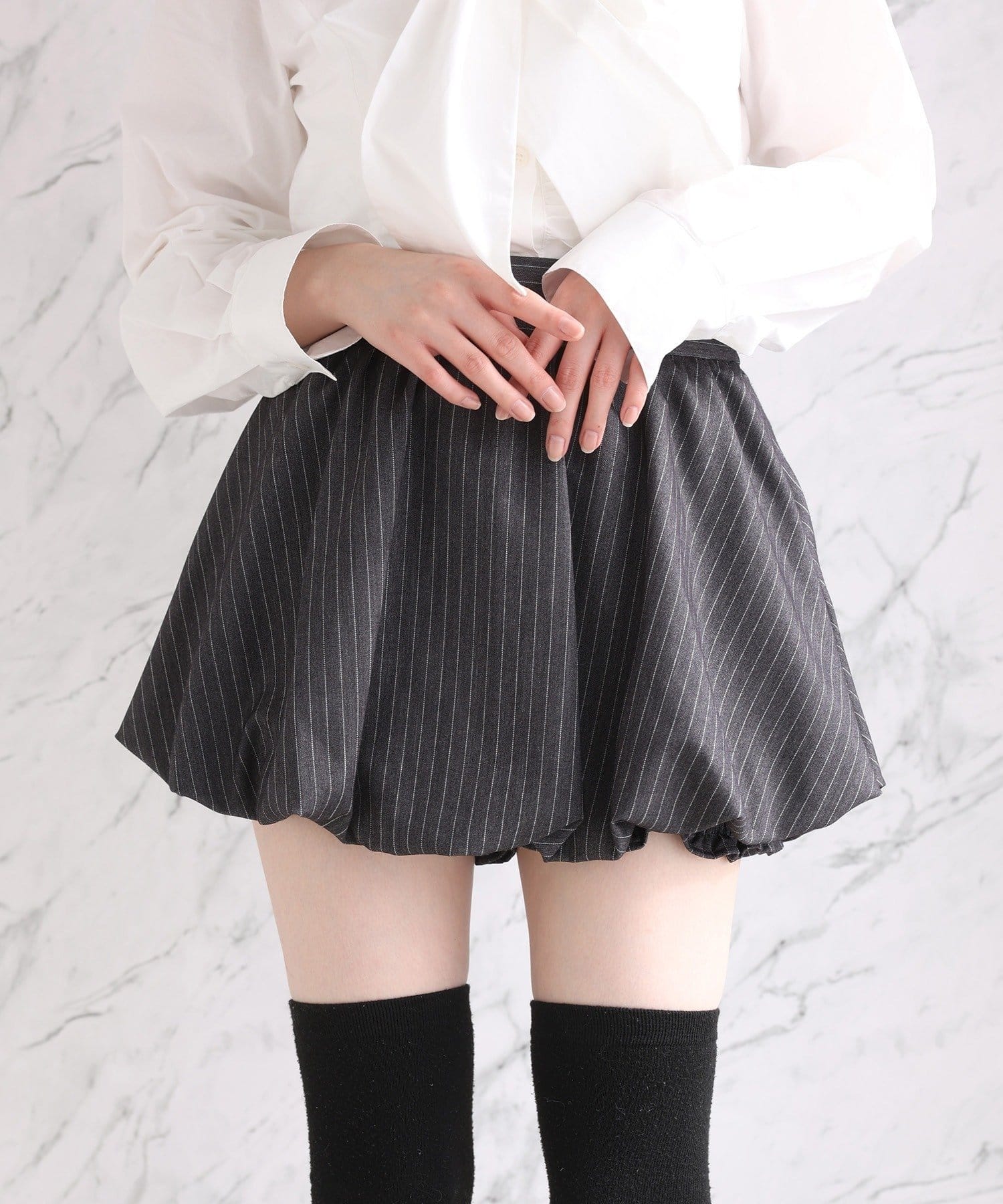 NICE CLAUP / OLIVE des OLIVE OUTLET(ナイスクラップ  / オリーブ デ オリーブ アウトレット) 【one after another】プレミアムバルーンスカート