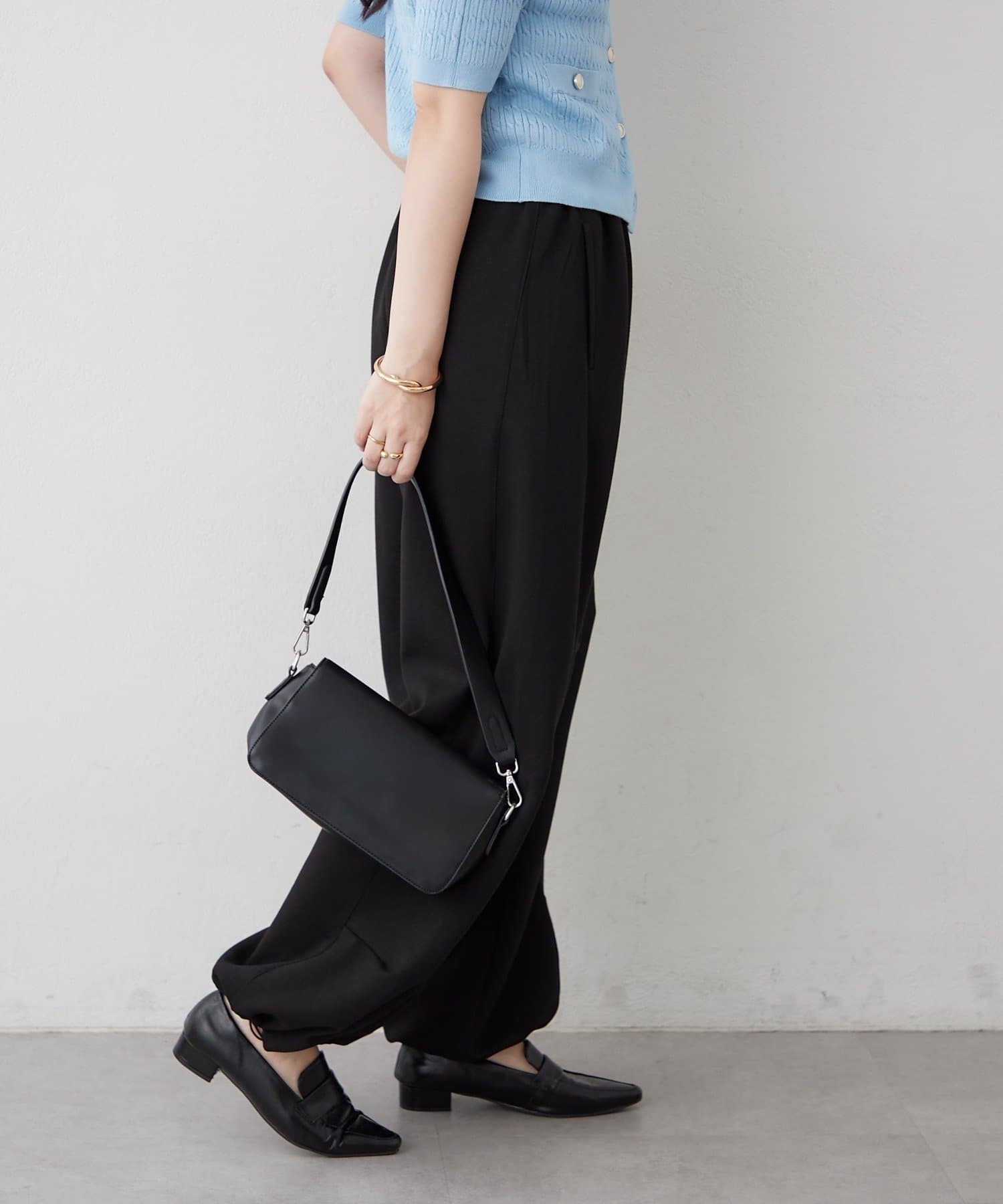 Remind me and forever(リマインドミーアンドフォーエバー) 【美シルエット】ライトポンチカーブパンツ