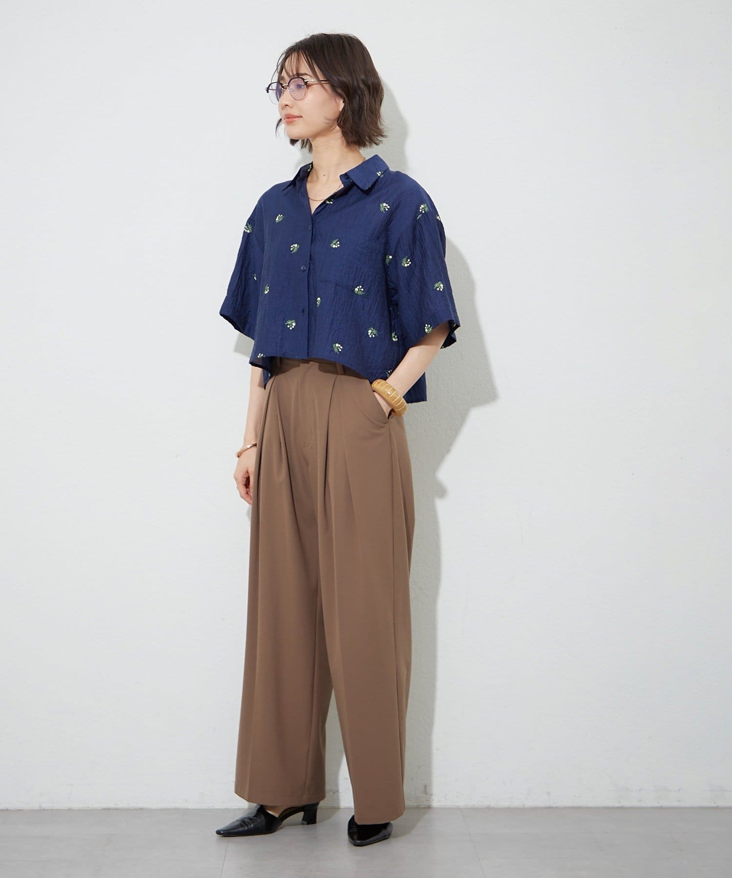Remind me and forever(リマインドミーアンドフォーエバー) 【M/Lサイズ展開】ストレートタックパンツ